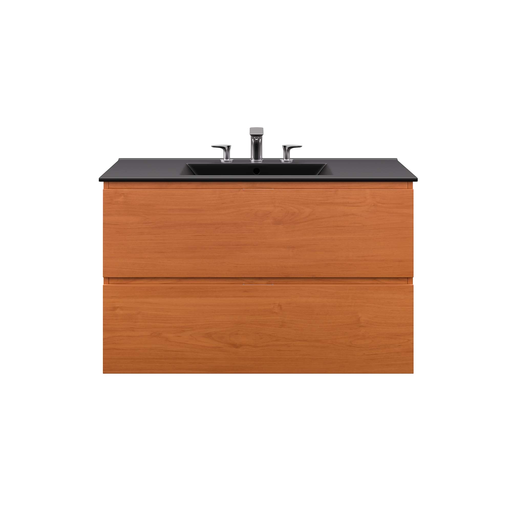 Scenic Wall-Mount Bathroom Vanity Basin Included by Modway