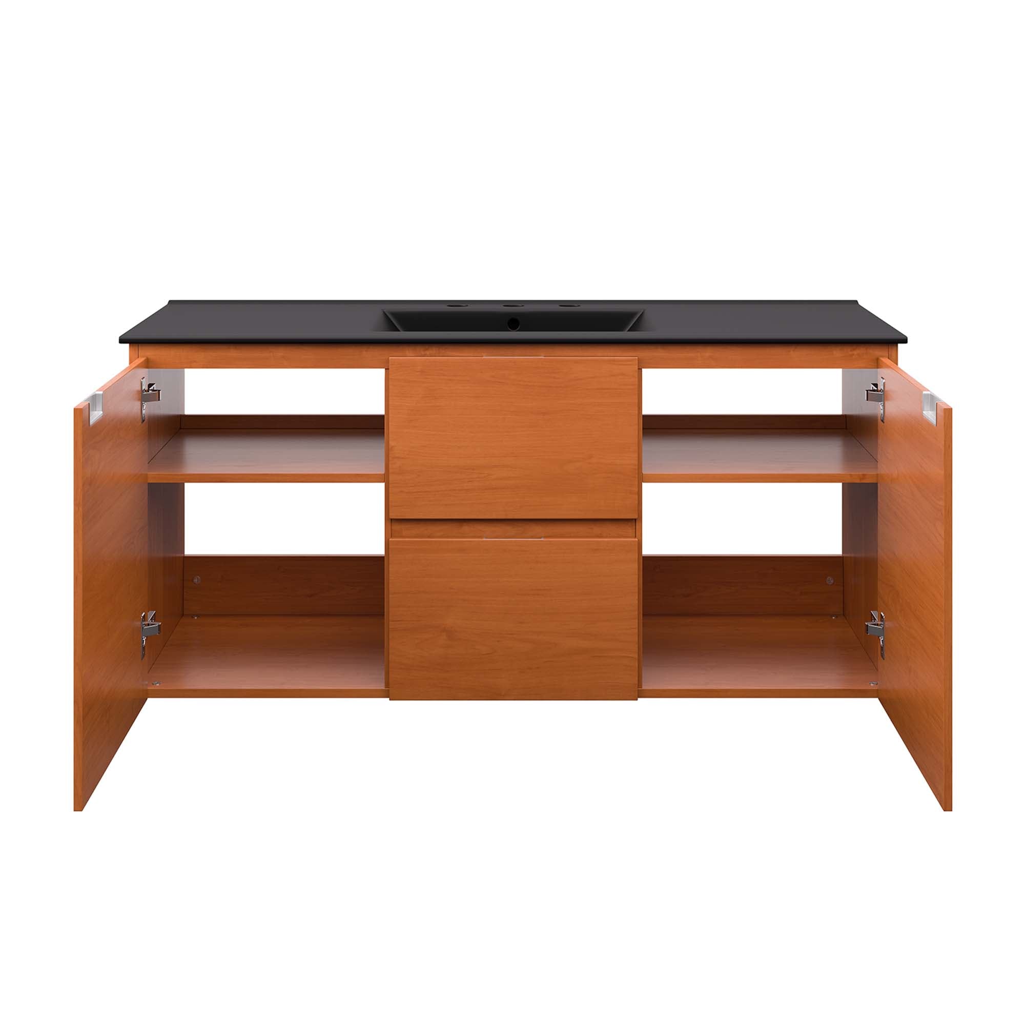 Scenic Wall-Mount Bathroom Vanity Basin Included by Modway