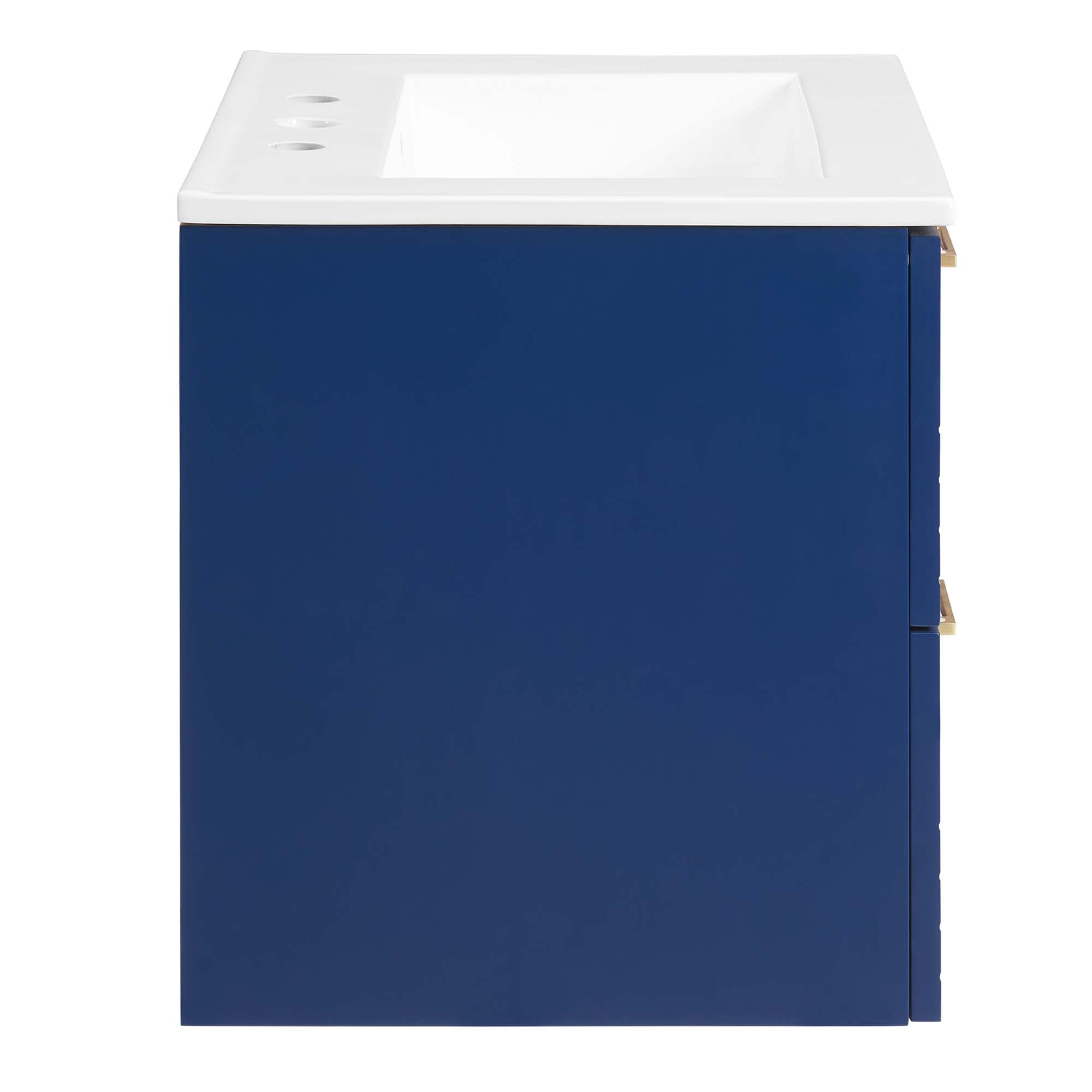 Daybreak Wall-Mount Bathroom Vanity Basin Included by Modway