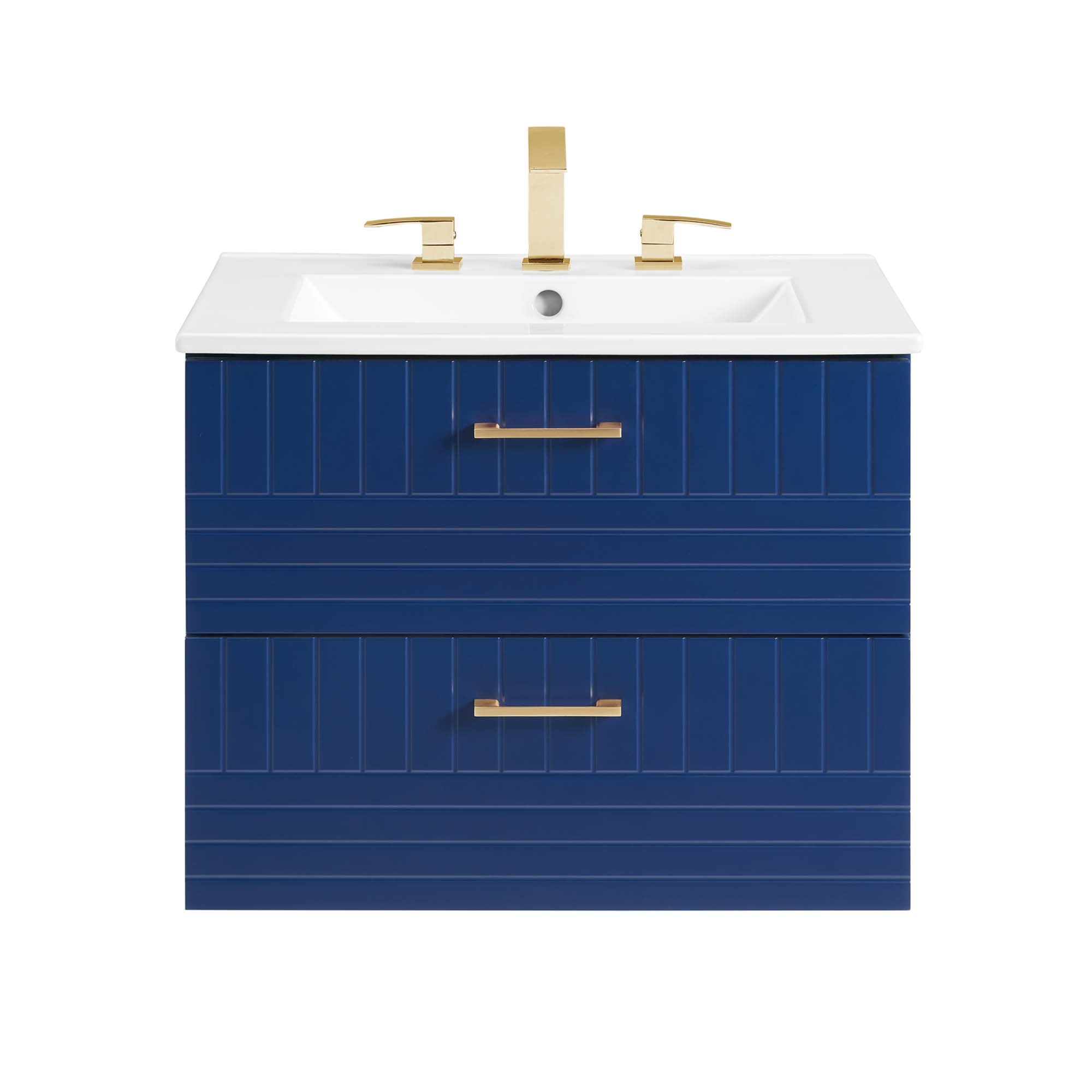 Daybreak Wall-Mount Bathroom Vanity Basin Included by Modway