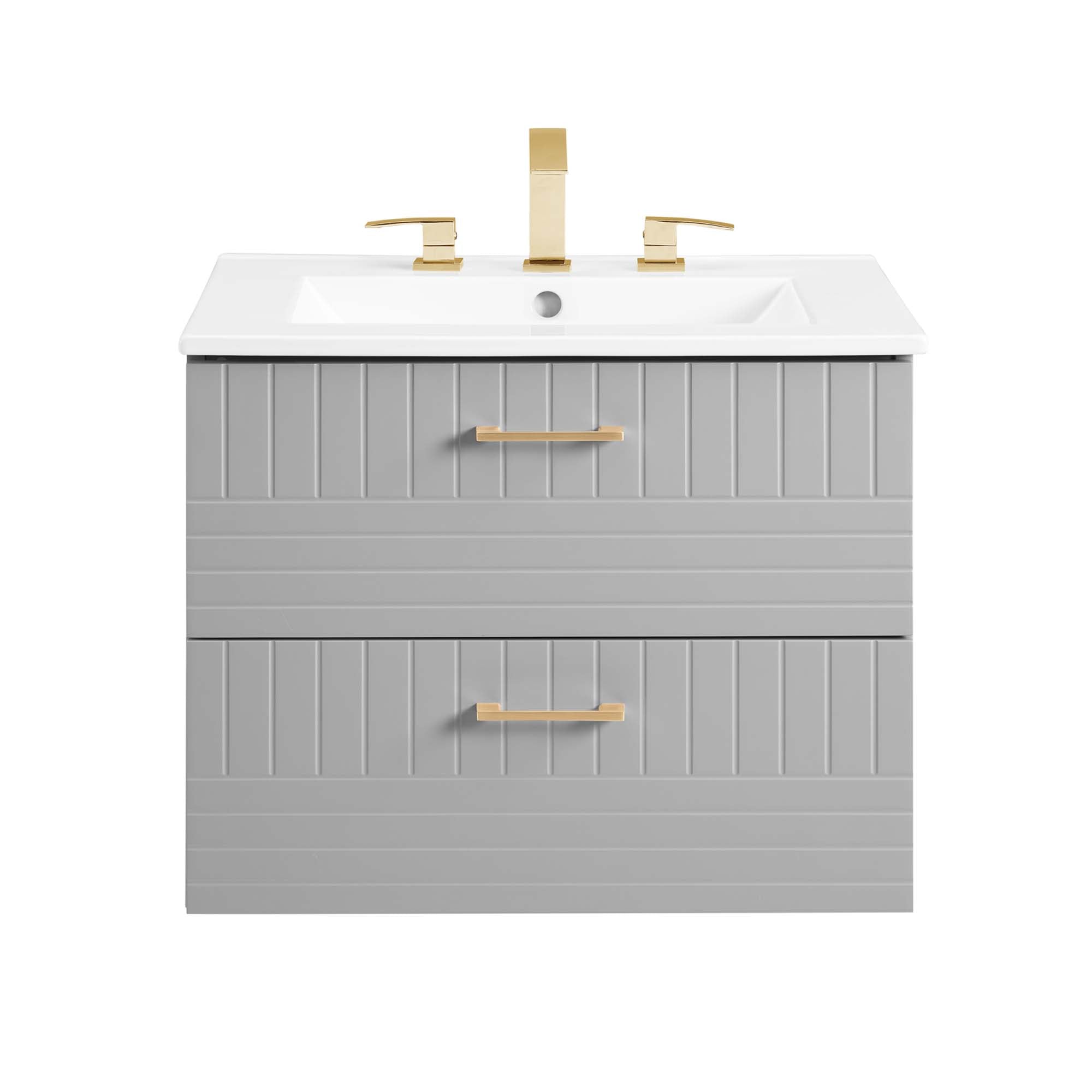 Daybreak Wall-Mount Bathroom Vanity Basin Included by Modway