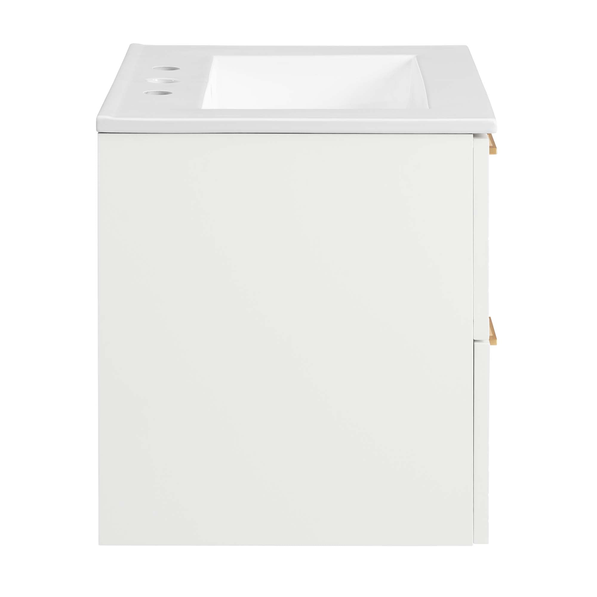 Daybreak Wall-Mount Bathroom Vanity Basin Included by Modway