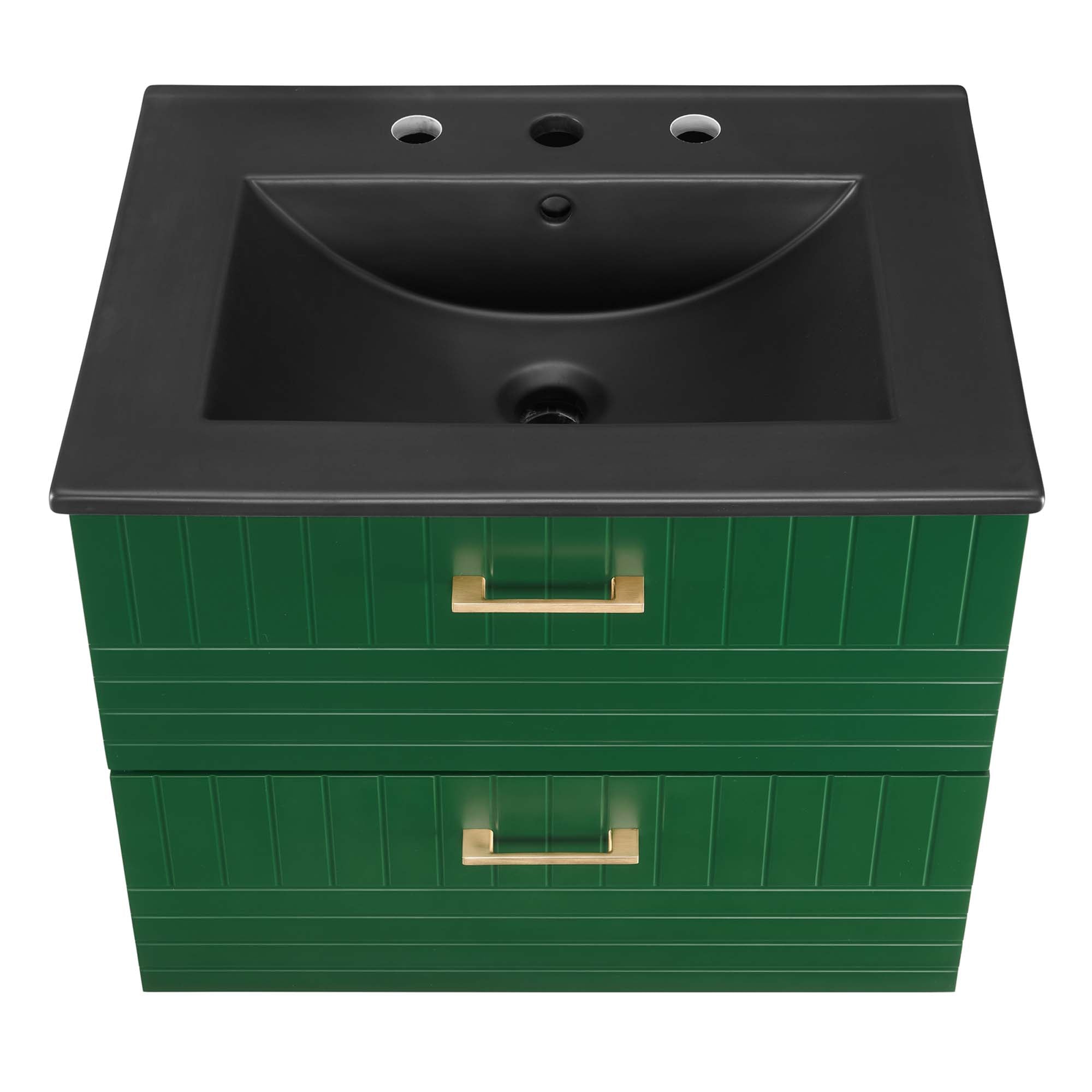 Daybreak Wall-Mount Bathroom Vanity Basin Included by Modway