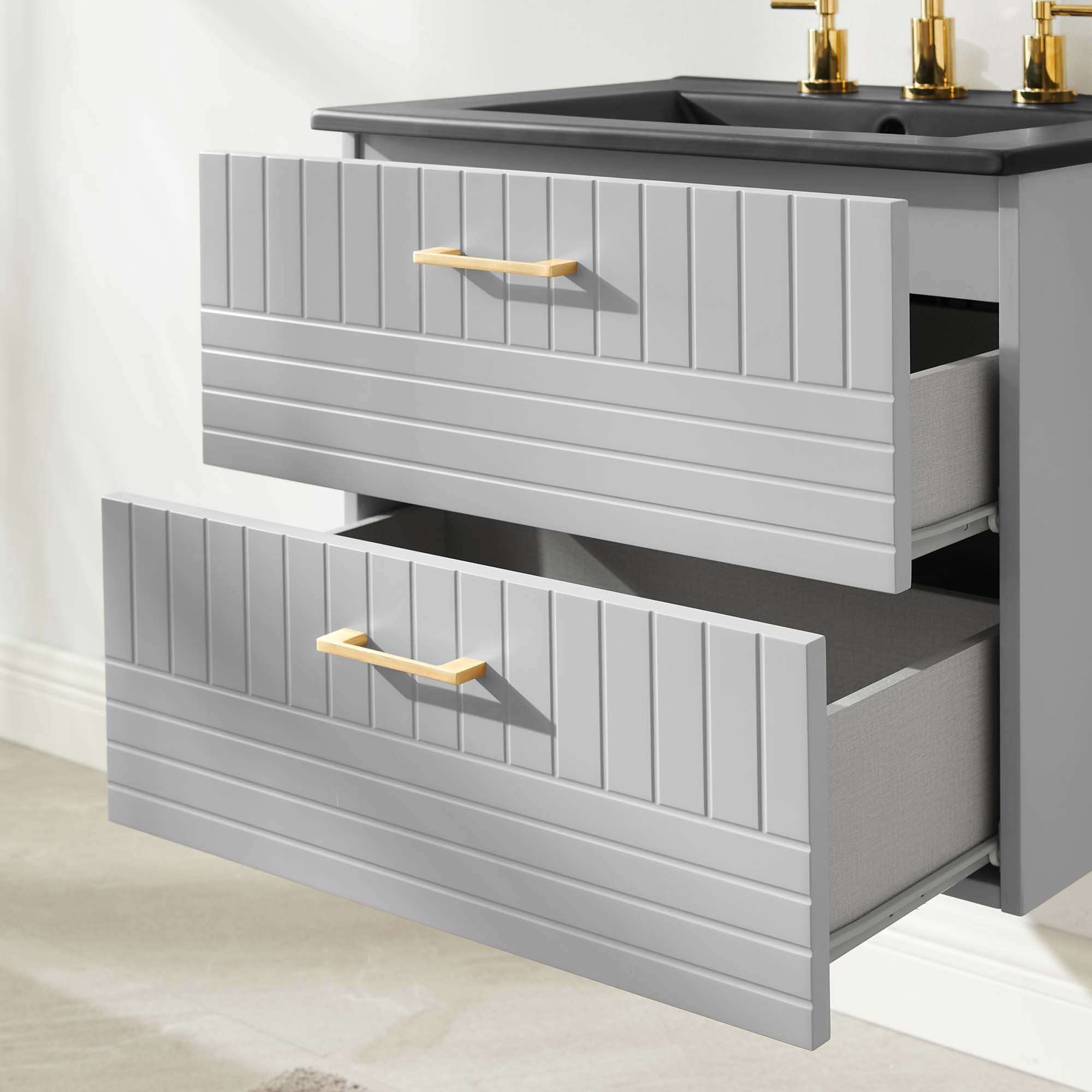 Daybreak Wall-Mount Bathroom Vanity Basin Included by Modway