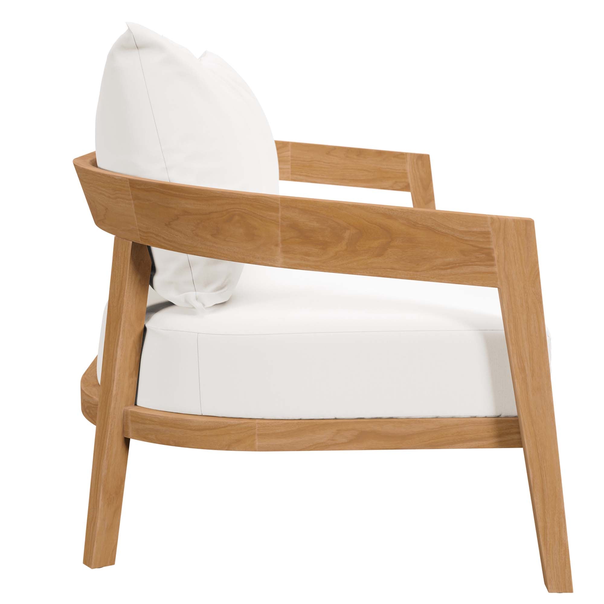 Brisbane 3-Piece Teak Wood Outdoor Patio Outdoor Patio Set by Modway