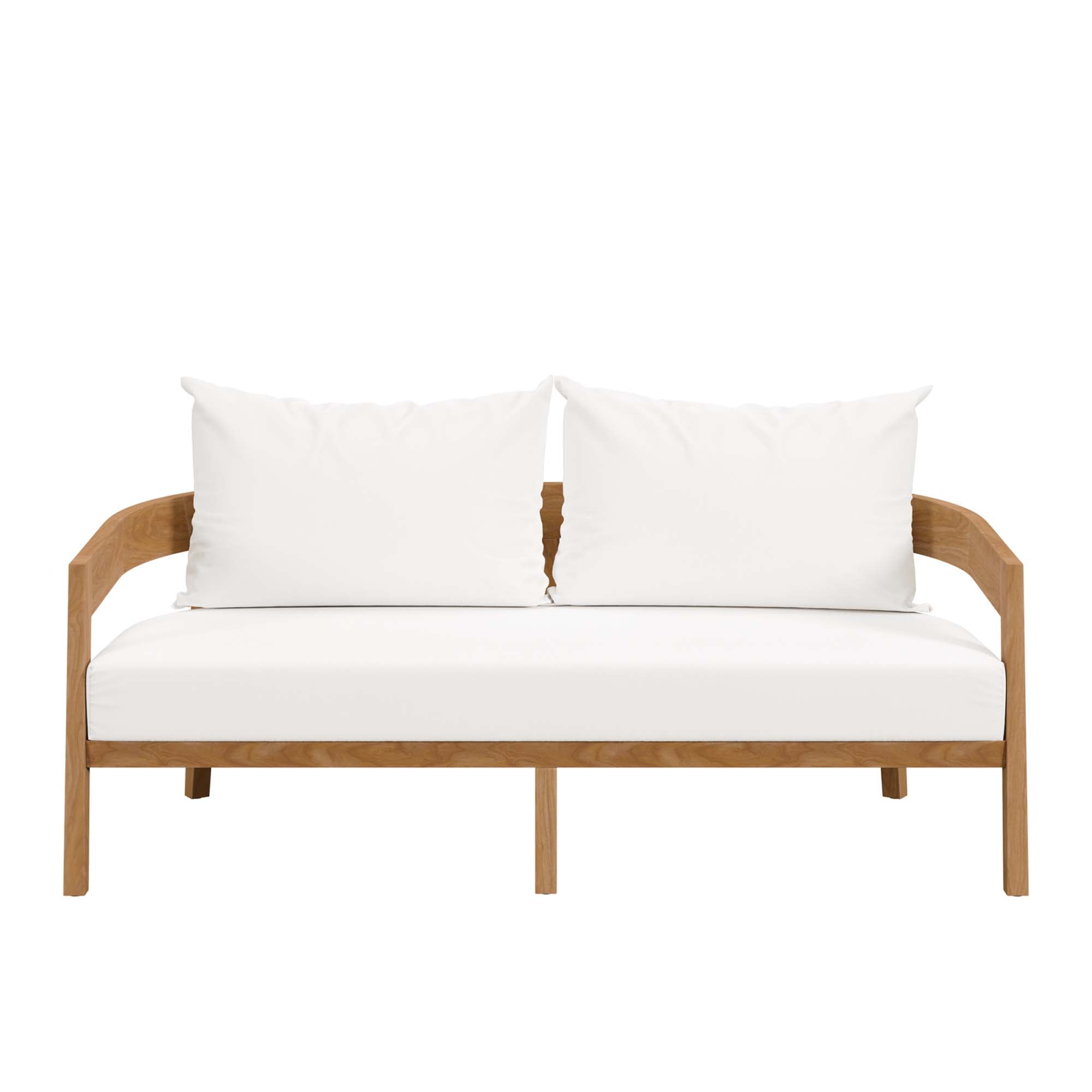 Brisbane 3-Piece Teak Wood Outdoor Patio Outdoor Patio Set by Modway