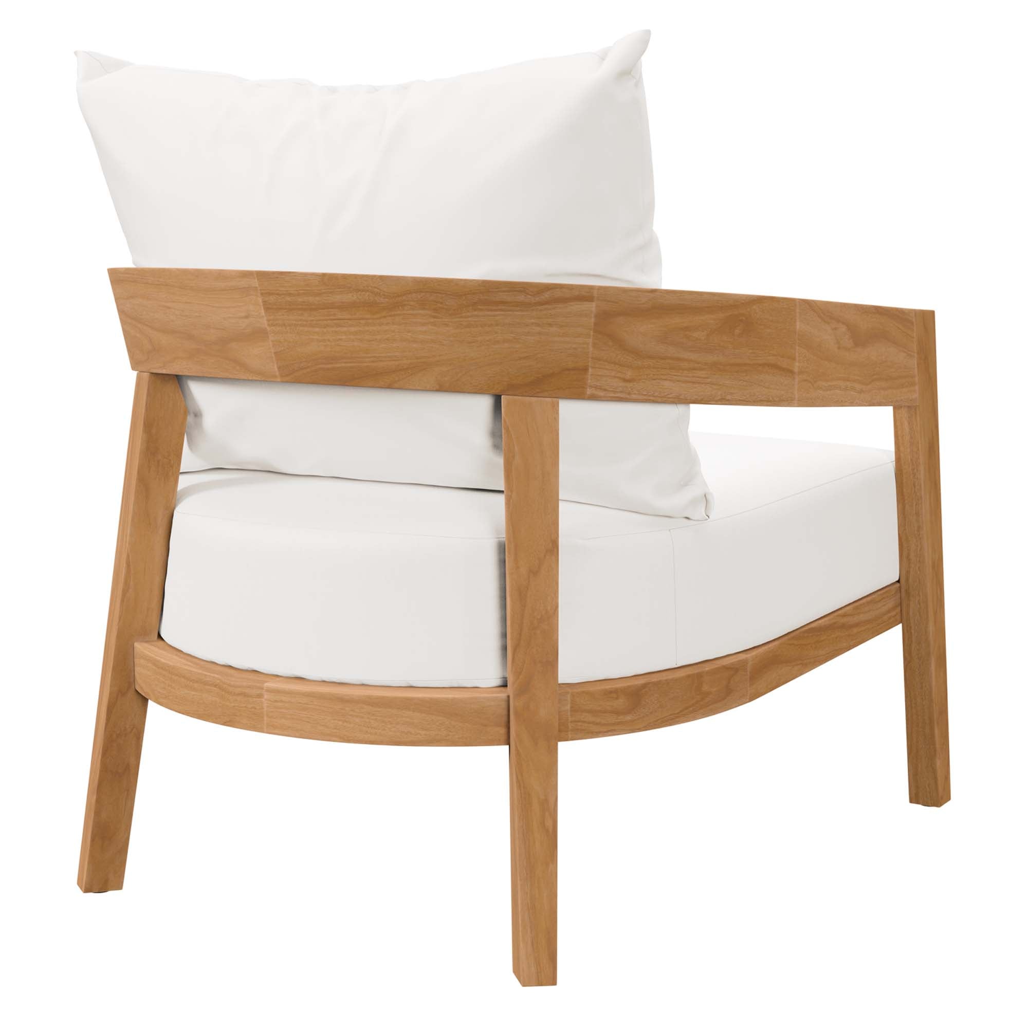 Brisbane 3-Piece Teak Wood Outdoor Patio Outdoor Patio Set by Modway