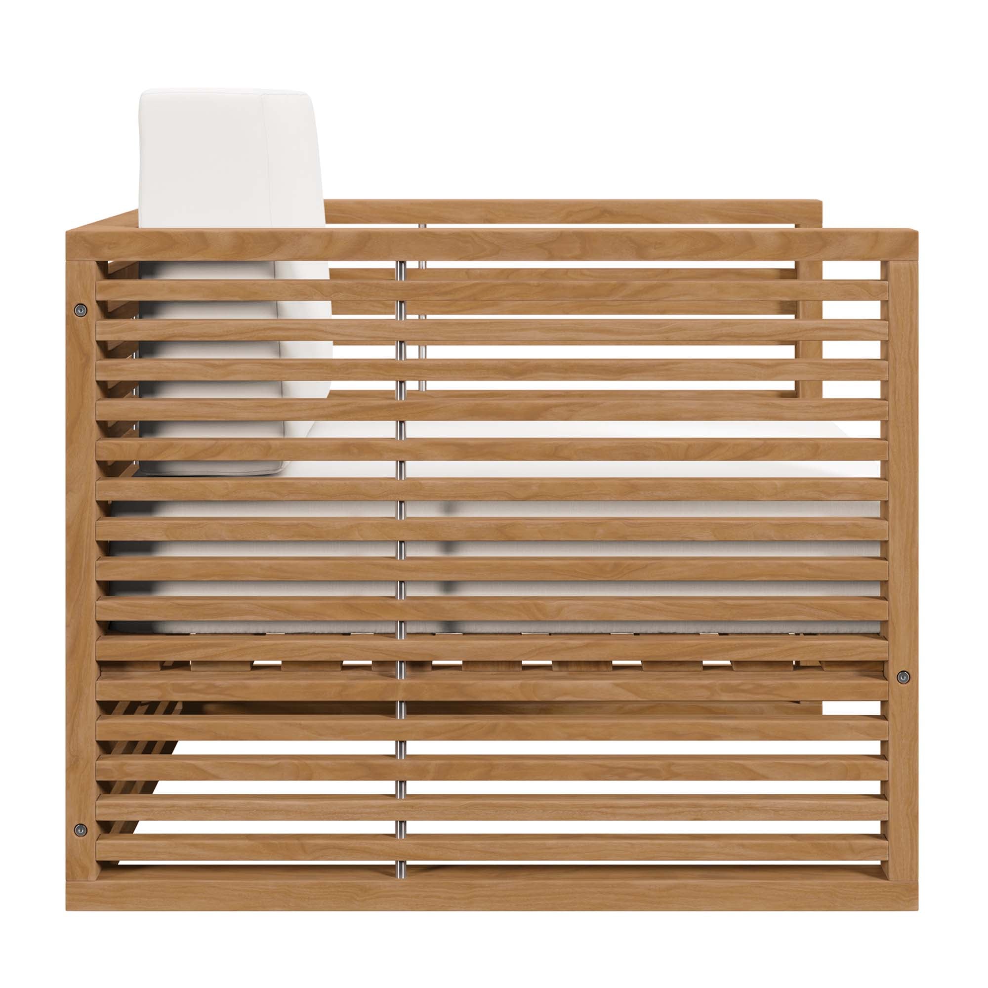 Carlsbad 3-Piece Teak Wood Outdoor Patio Outdoor Patio Set by Modway