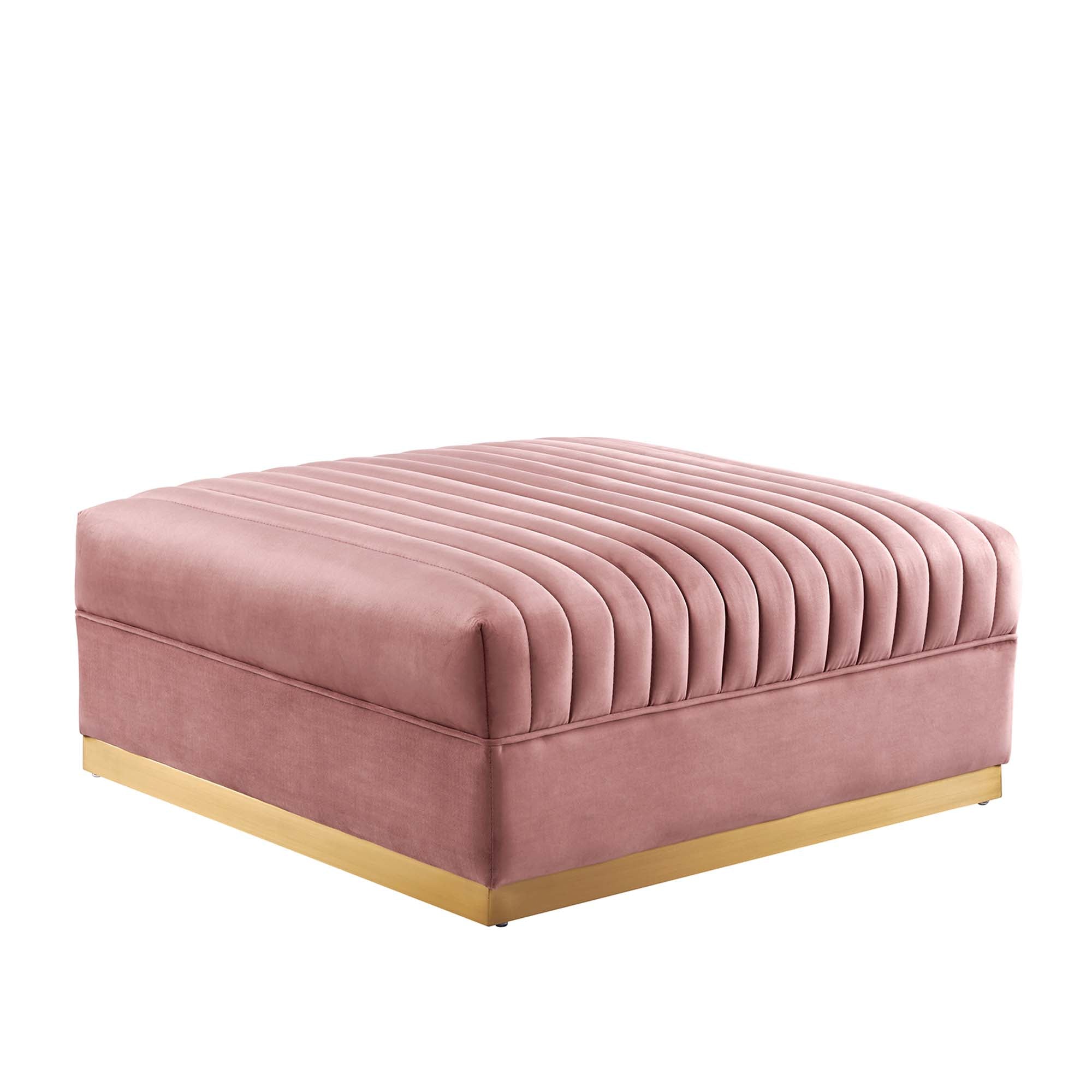 Sanguine Channel Tufted Performance Velvet 6-Piece Modular Sectional Sofa by Modway