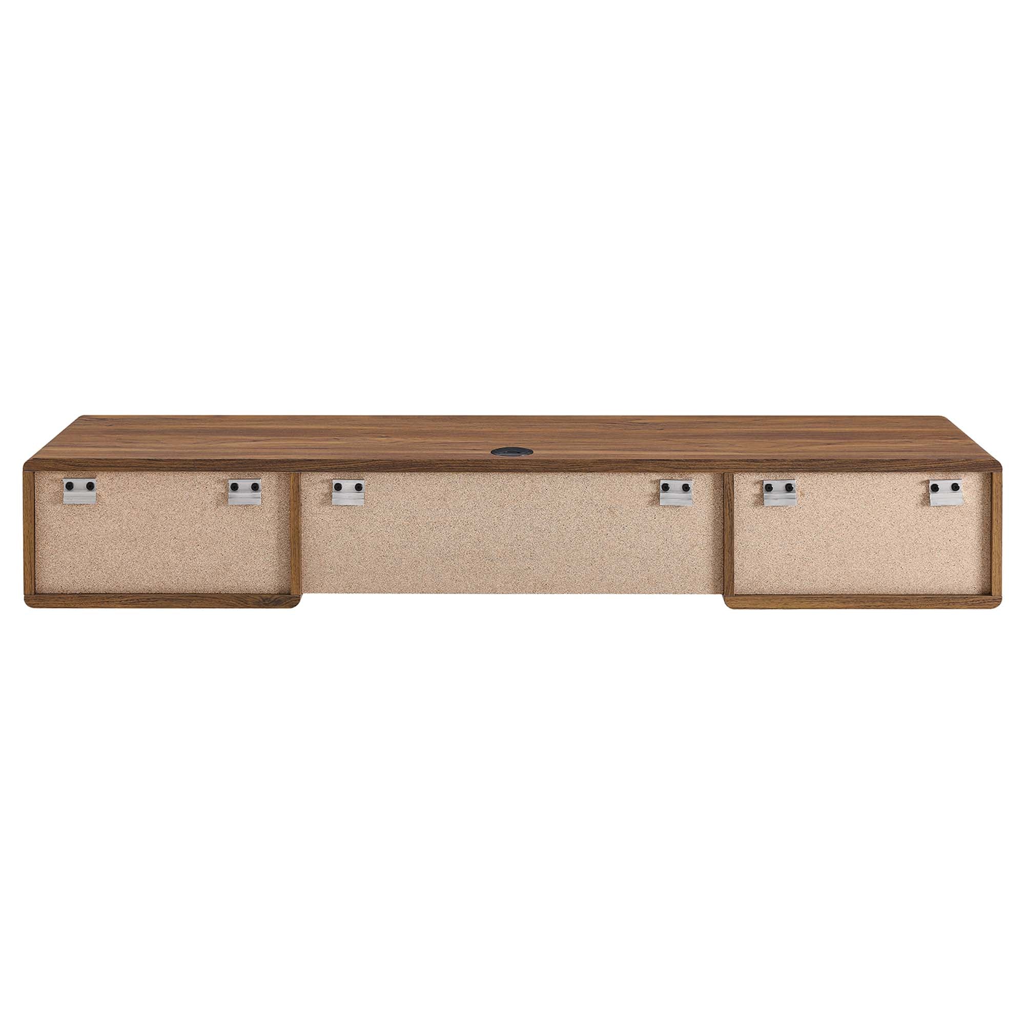 Transmit 60" Wall Mount Wood Office Desk by Modway