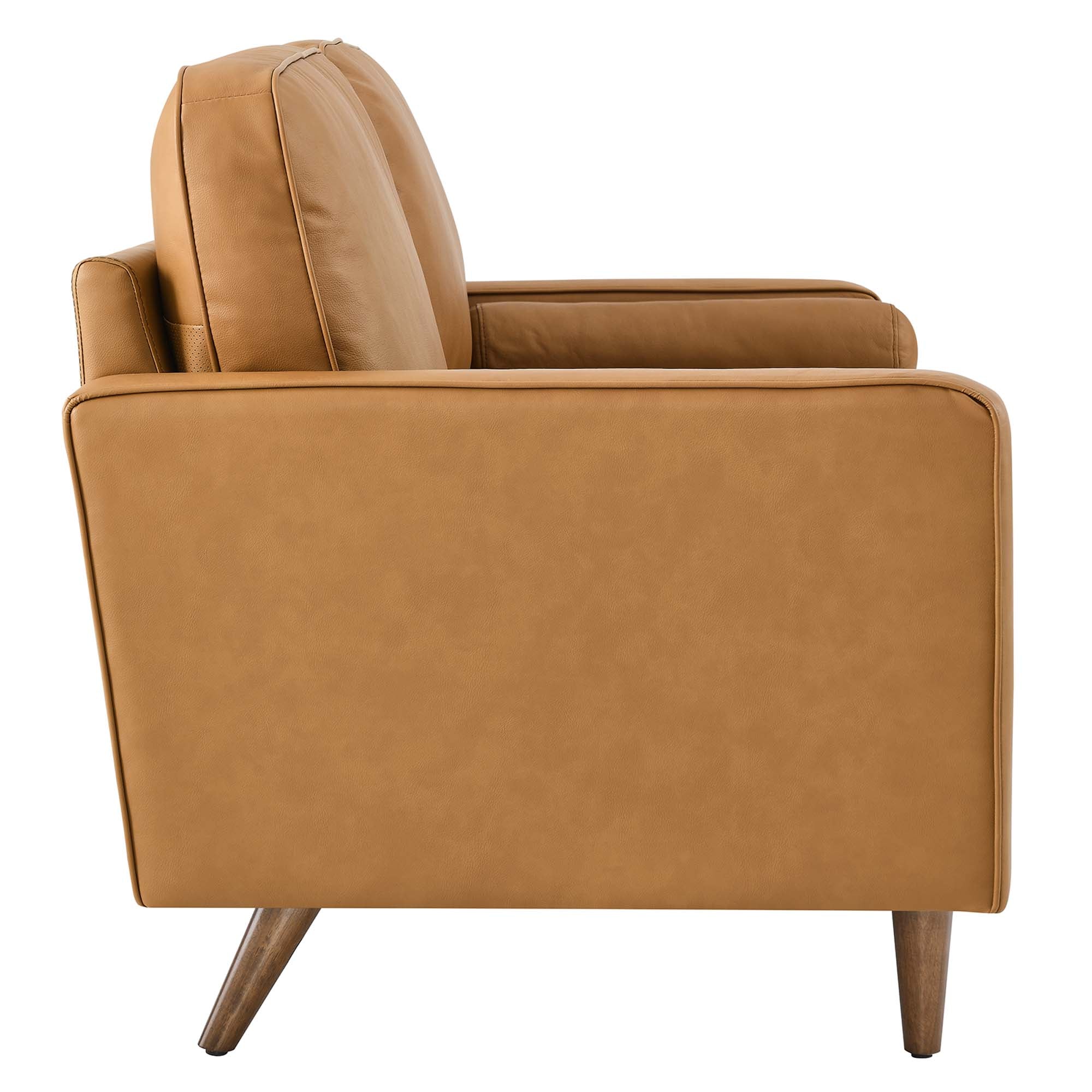 Valour Leather Loveseat by Modway
