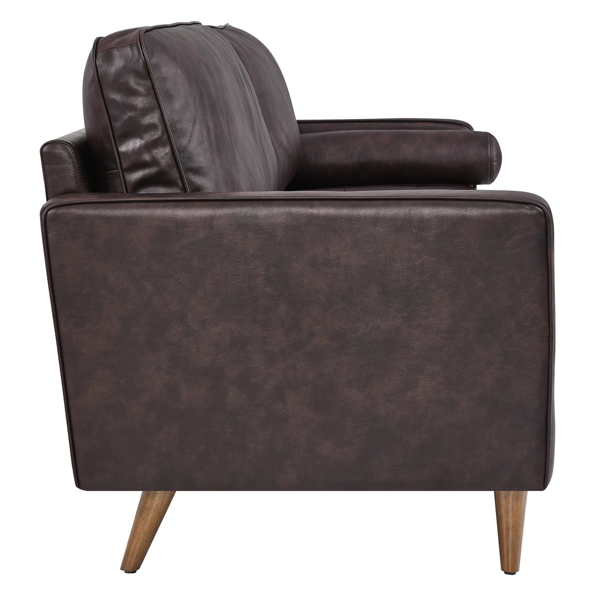 Valour 88" Leather Sofa by Modway