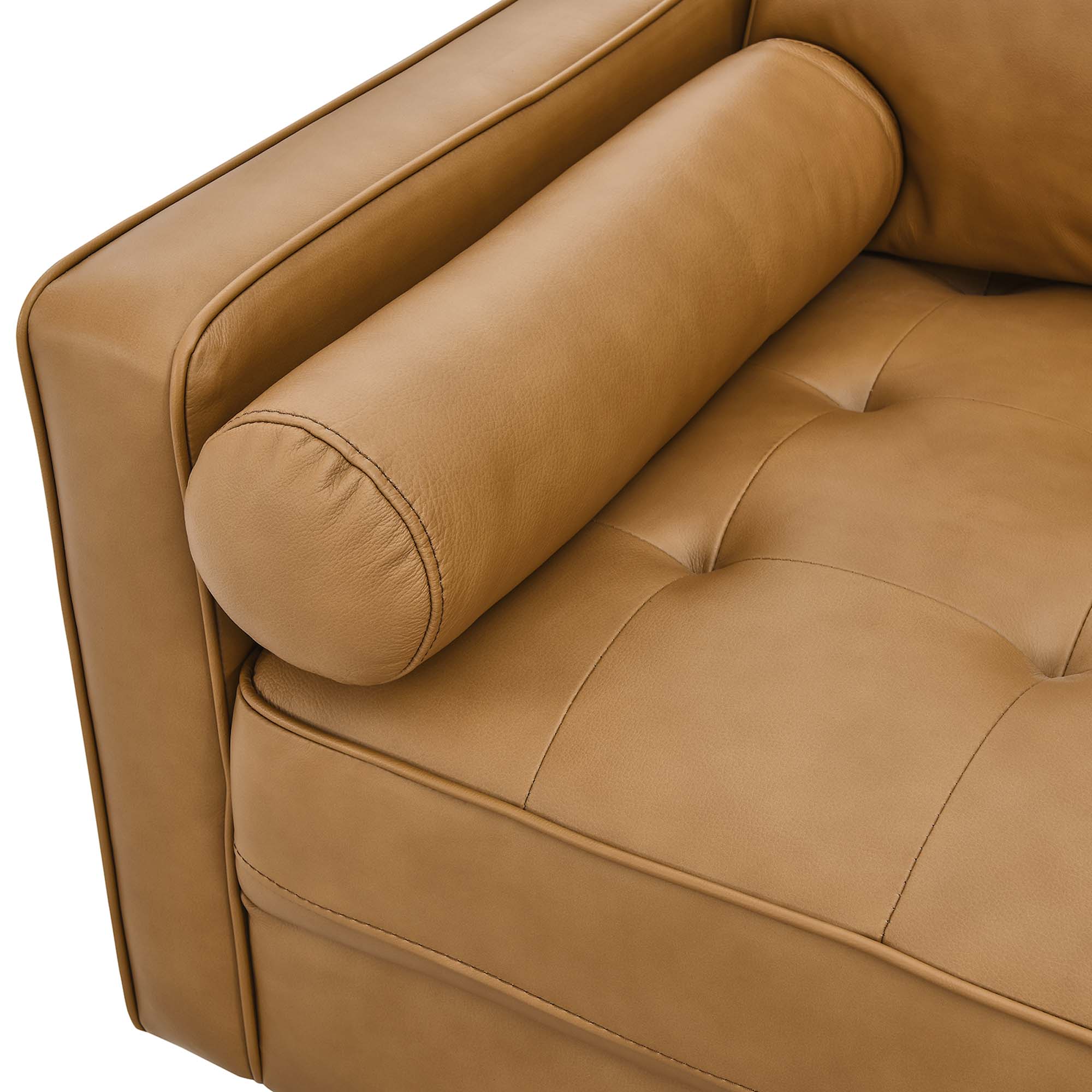 Valour 88" Leather Sofa by Modway