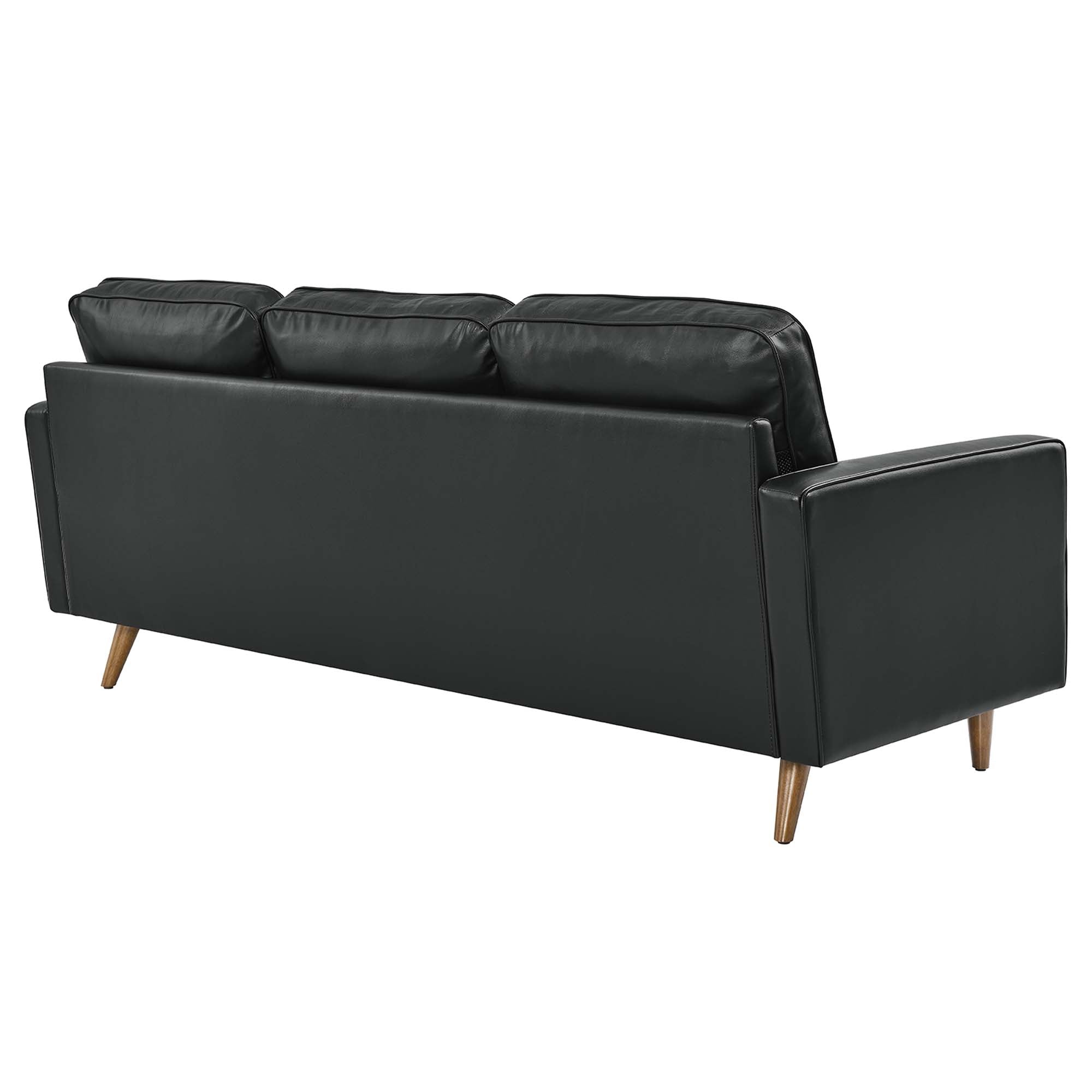 Valour 78" Leather Apartment Sectional Sofa by Modway