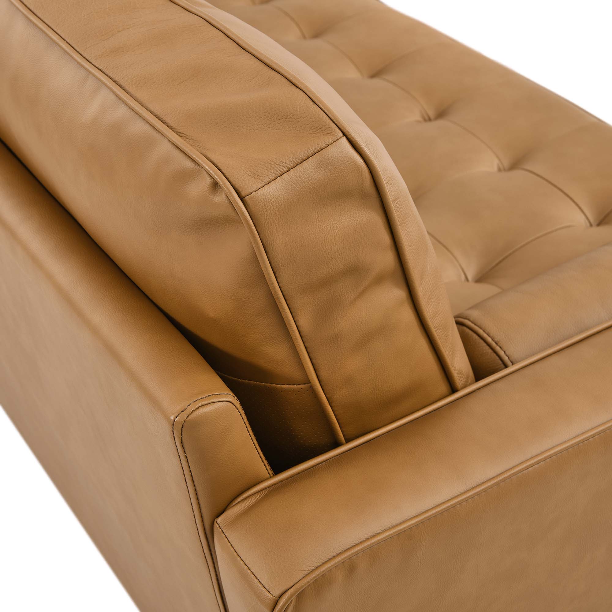 Valour 78" Leather Apartment Sectional Sofa by Modway