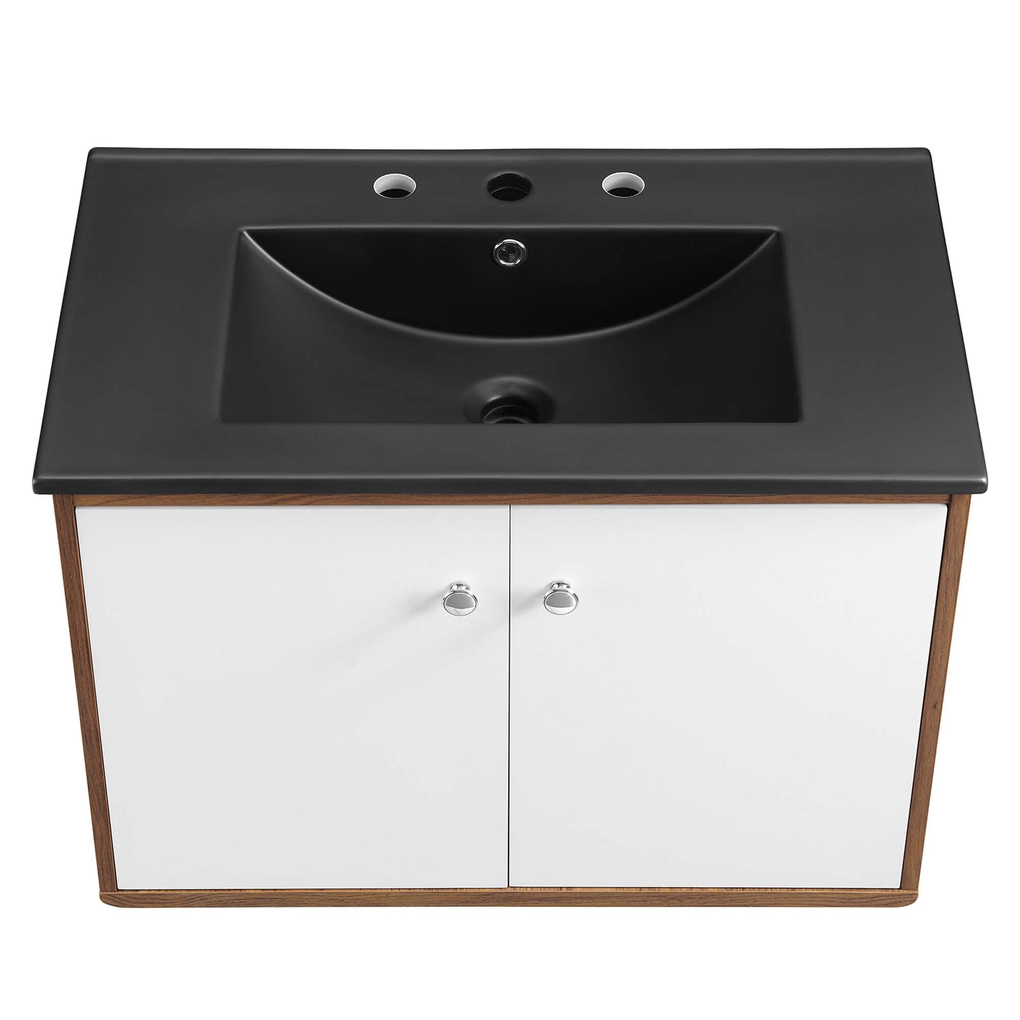 Transmit Wall-Mount Bathroom Vanity Basin Included by Modway