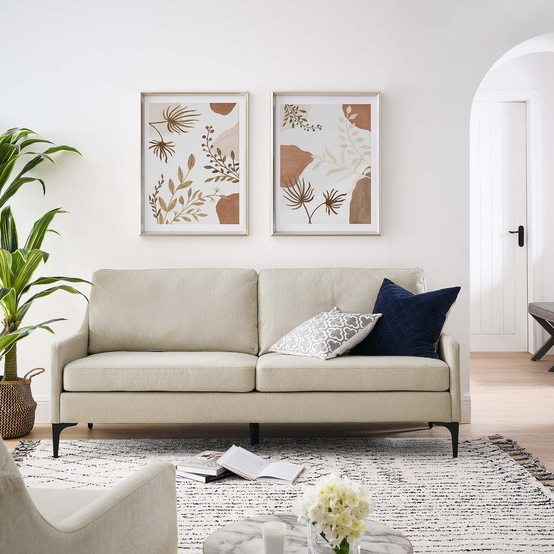 Corland Upholstered Fabric Sofa by Modway