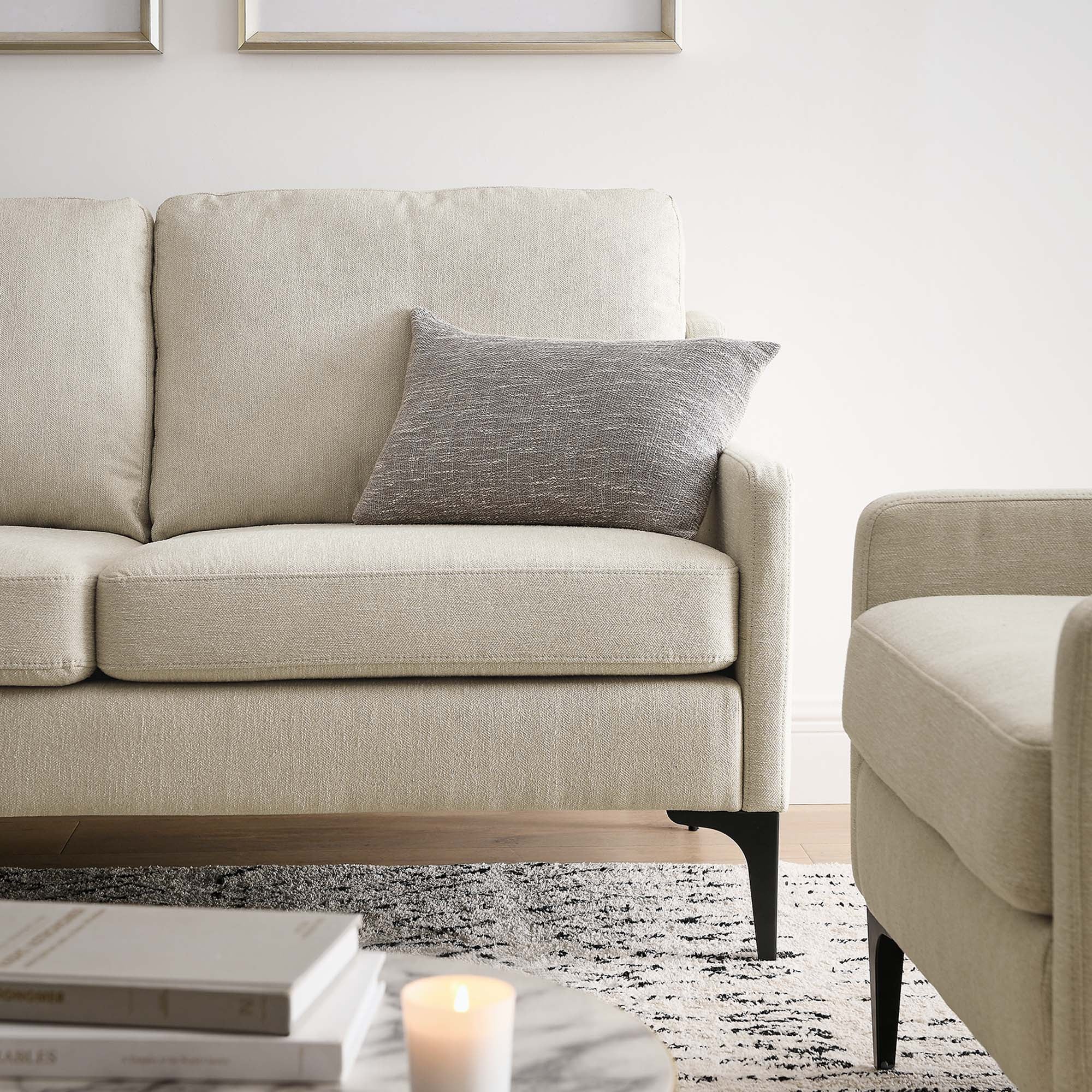 Corland Upholstered Fabric Loveseat by Modway