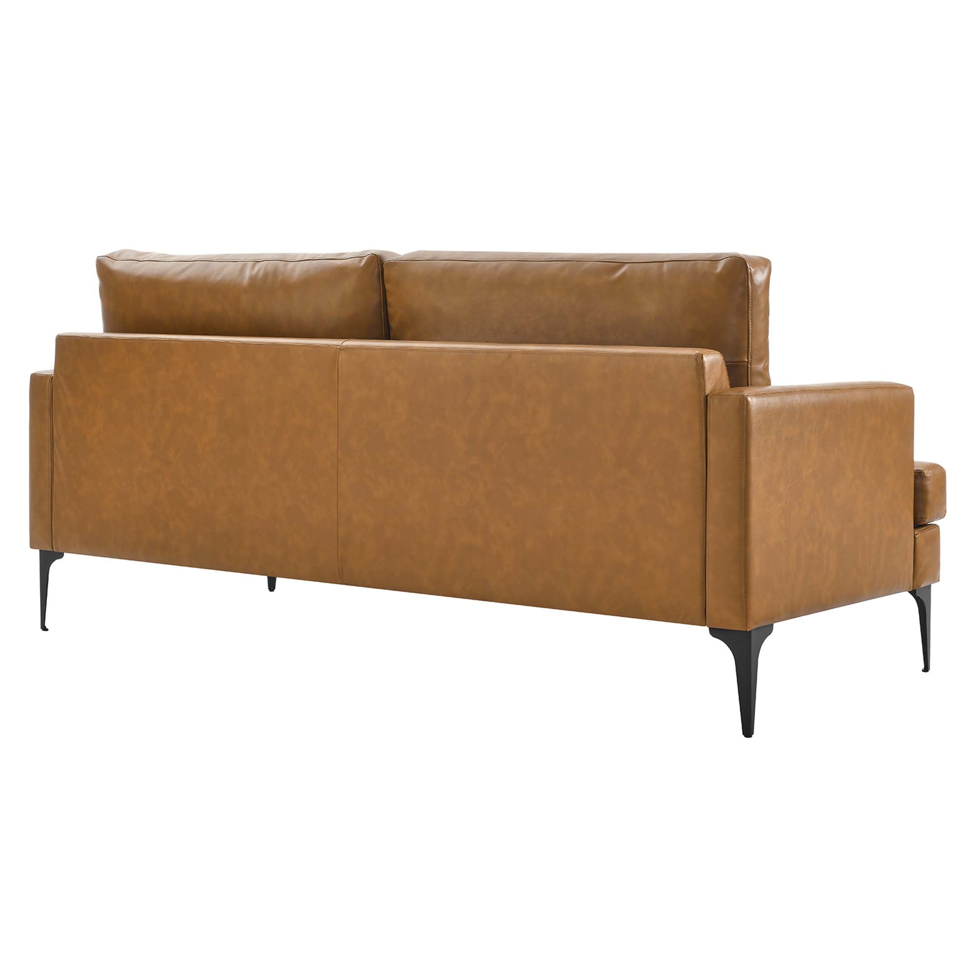 Evermore Vegan Leather Sofa by Modway
