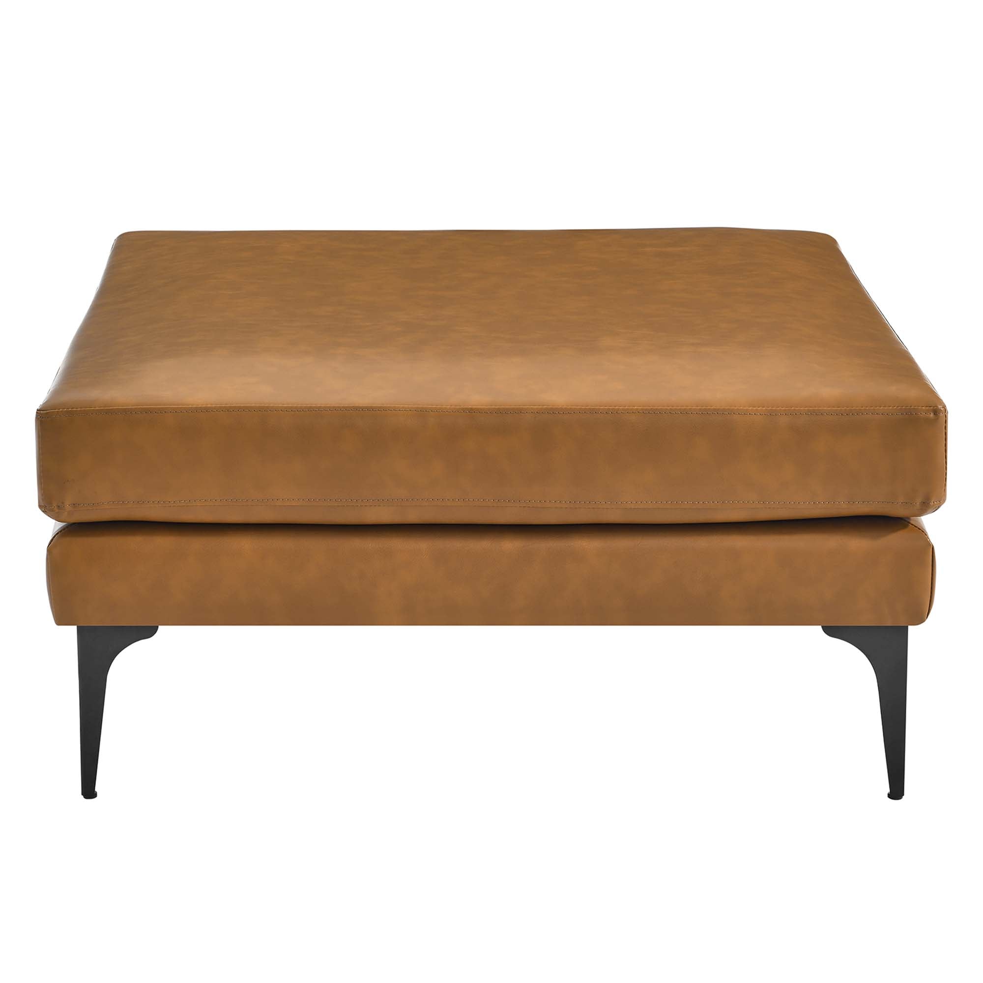 Evermore Vegan Leather Ottoman by Modway
