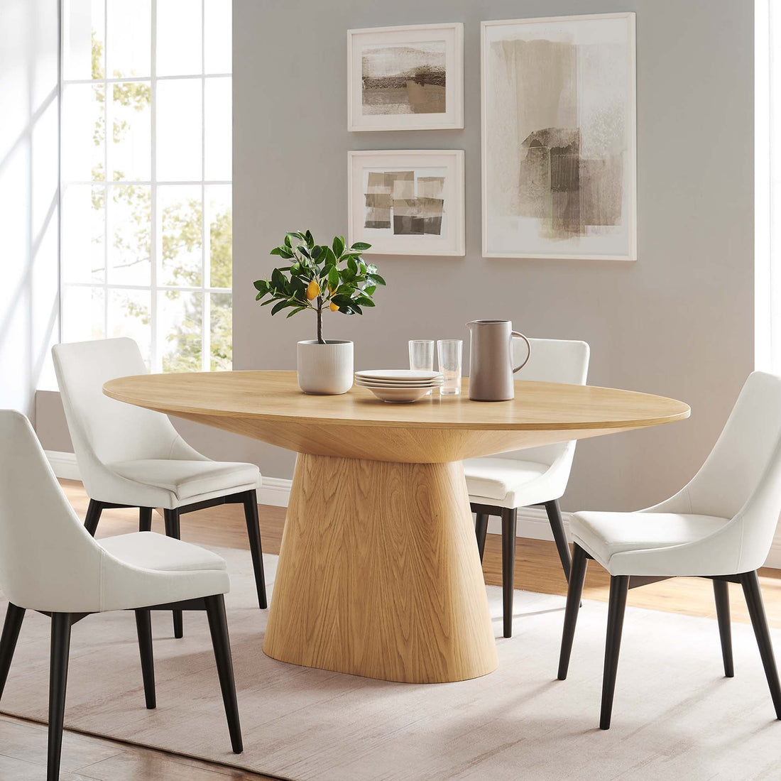 Provision 75" Oval Dining Table by Modway