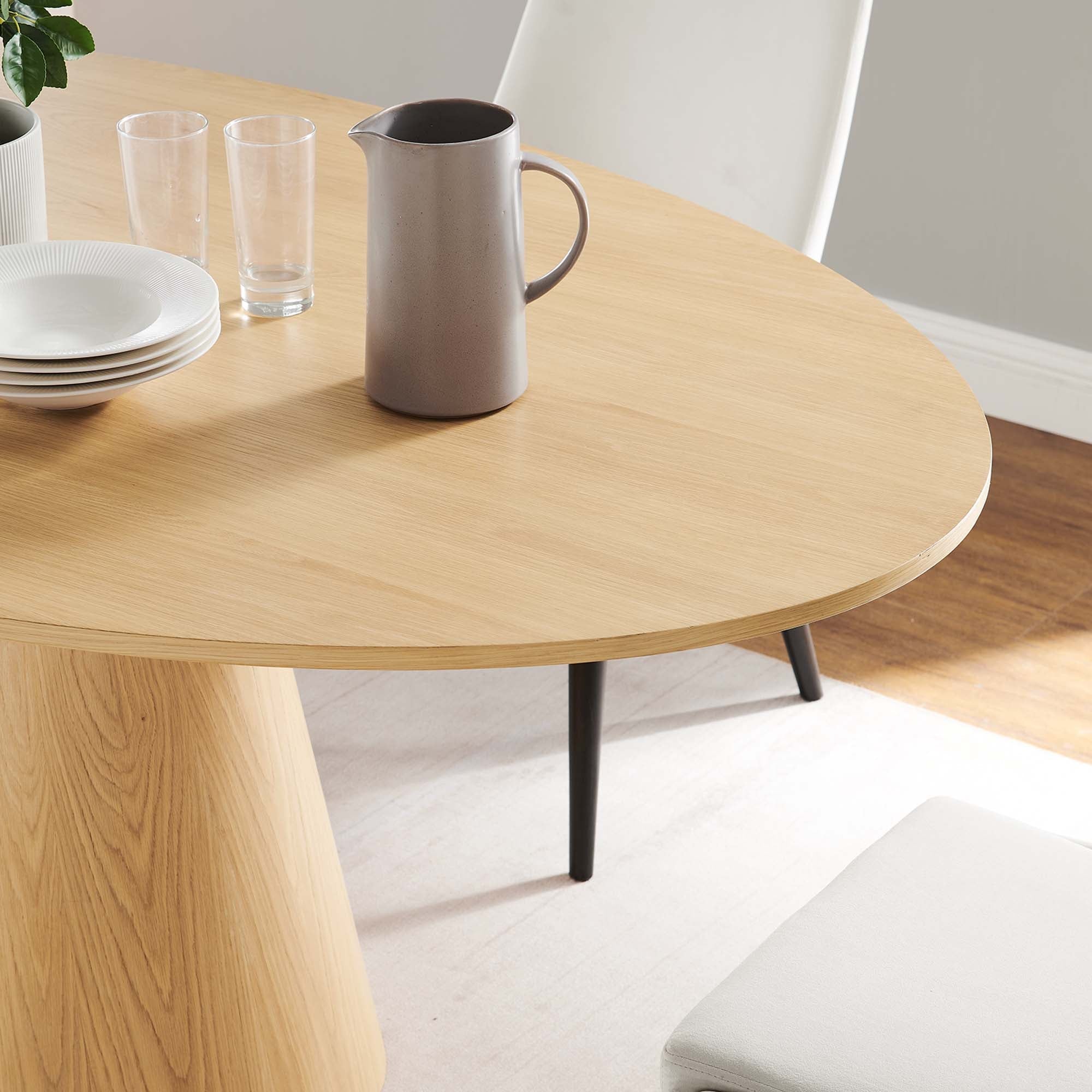 Provision 75" Oval Dining Table by Modway