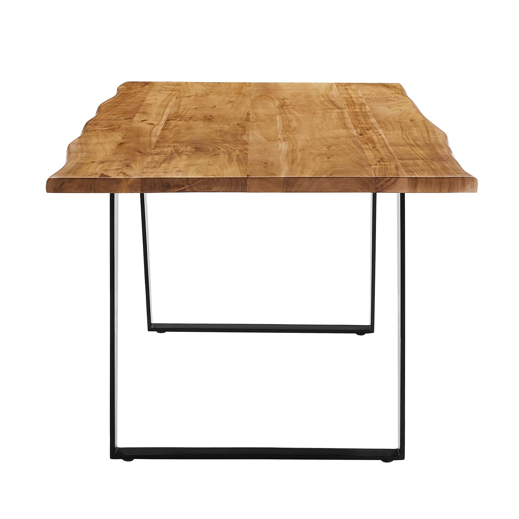 Viggo 60" Live Edge Acacia Wood Acacia Wood Dining Table by Modway