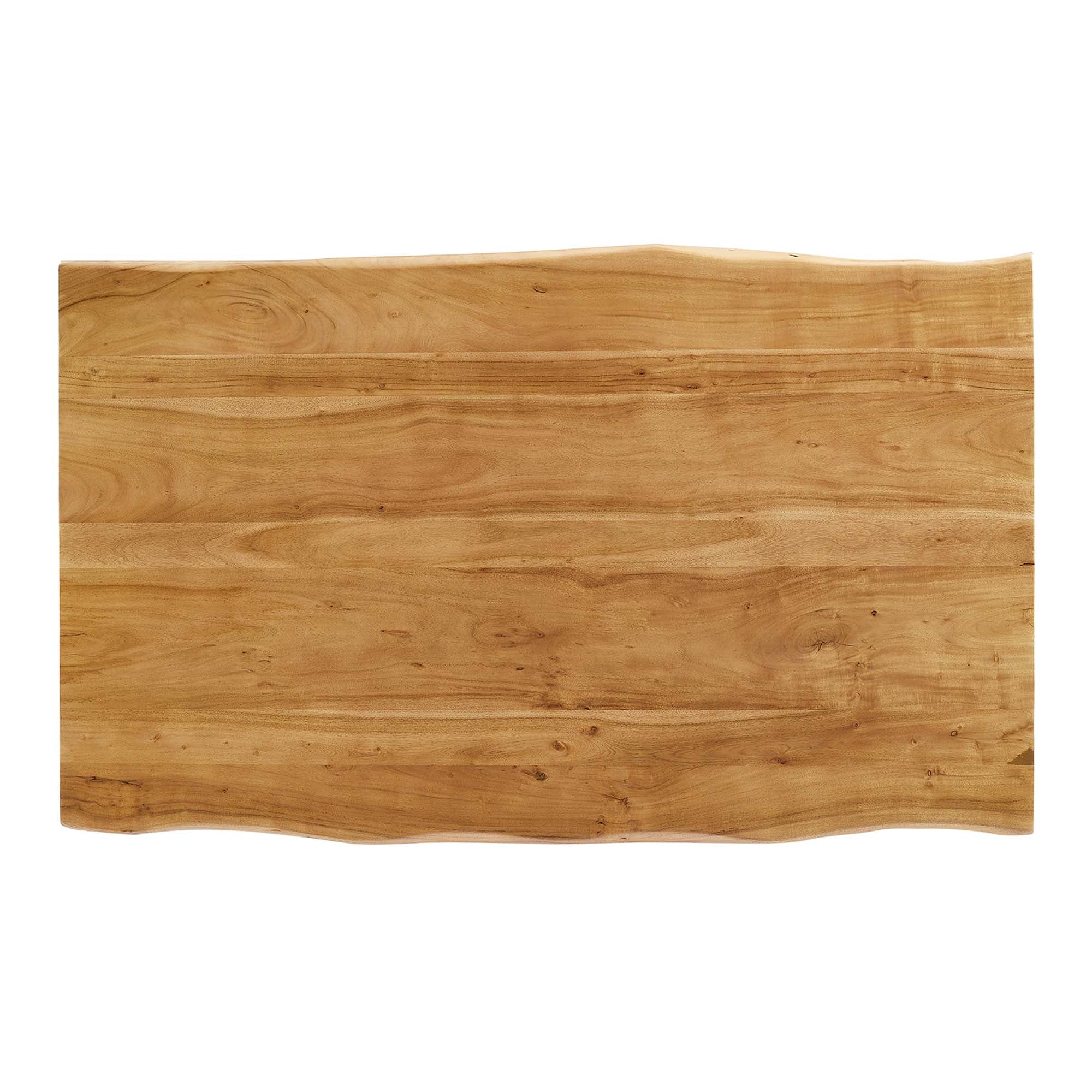 Viggo 60" Live Edge Acacia Wood Acacia Wood Dining Table by Modway