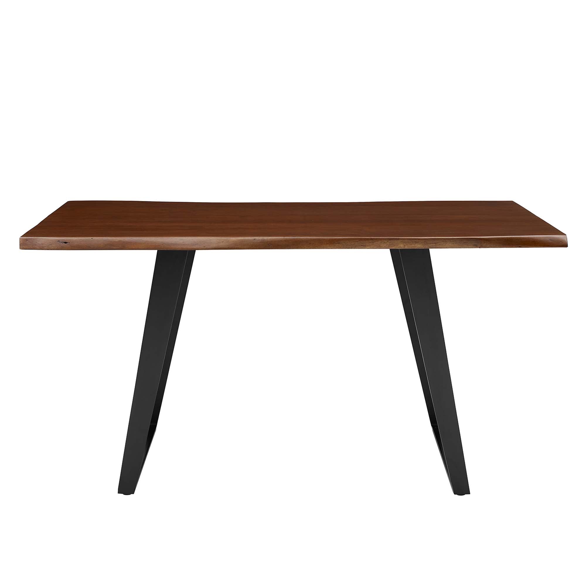 Viggo 60" Live Edge Acacia Wood Acacia Wood Dining Table by Modway