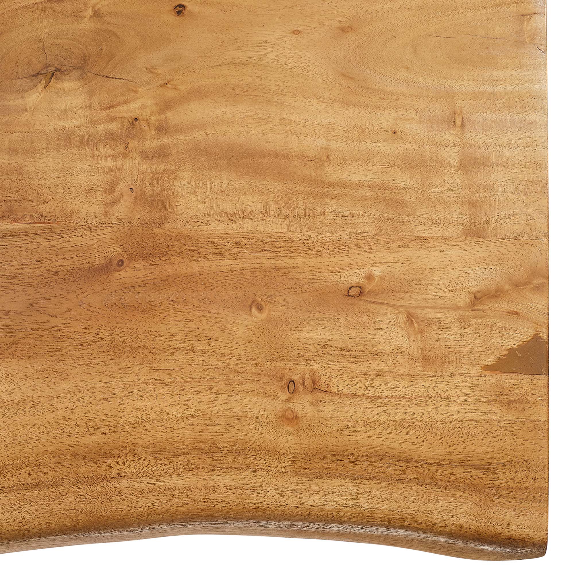 Viggo 74" Live Edge Acacia Wood Dining Table by Modway