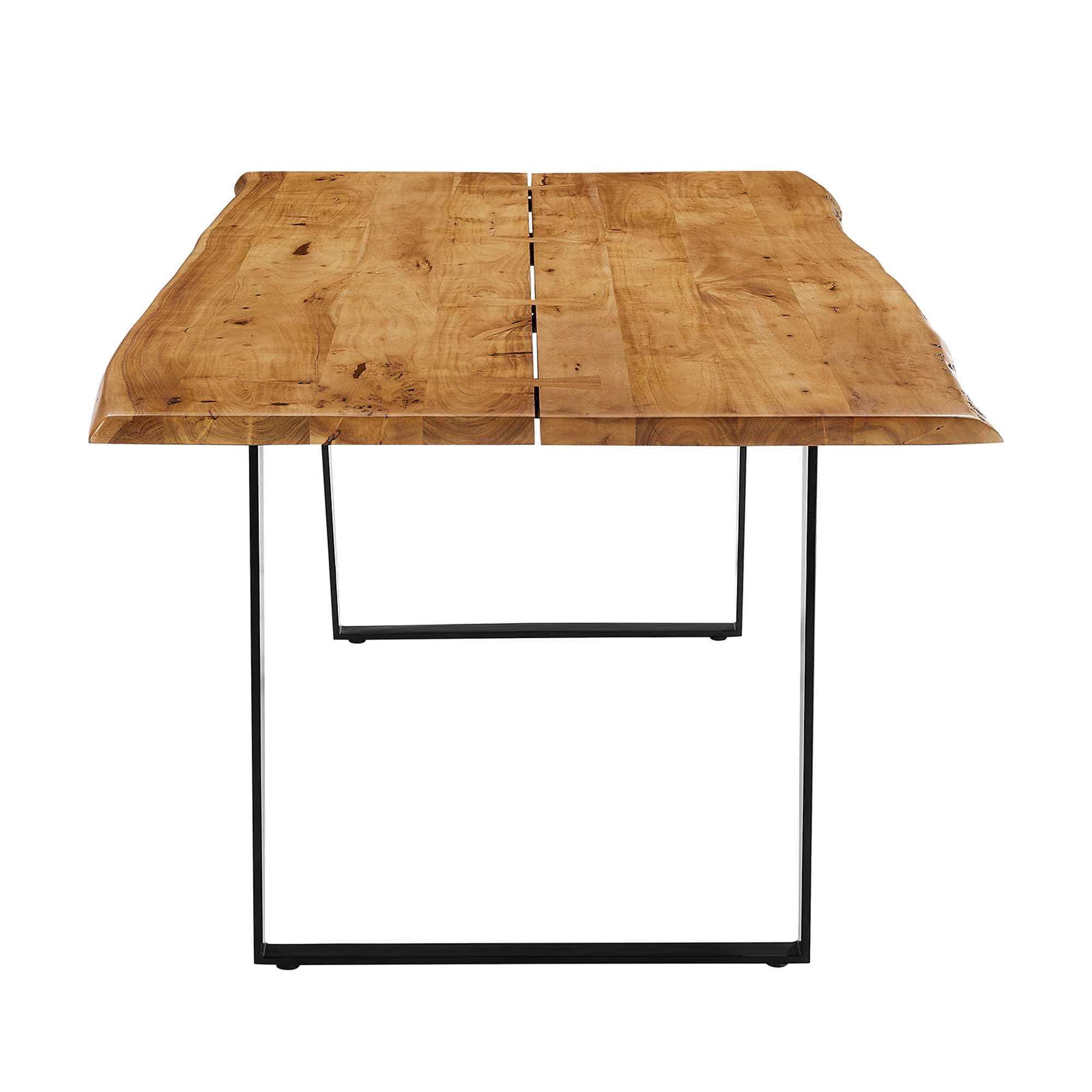 Viggo 74" Live Edge Acacia Wood Dining Table by Modway