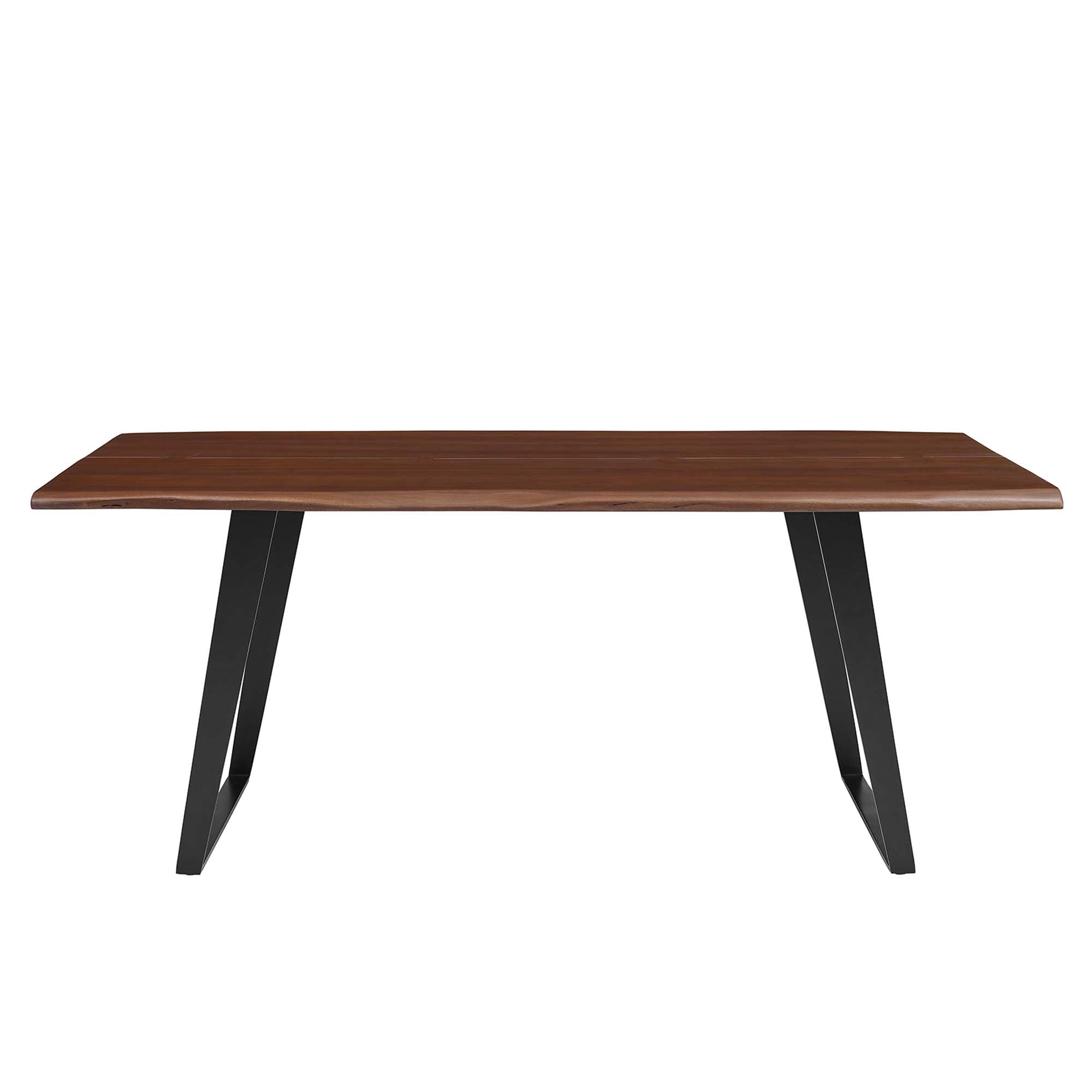Viggo 74" Live Edge Acacia Wood Dining Table by Modway