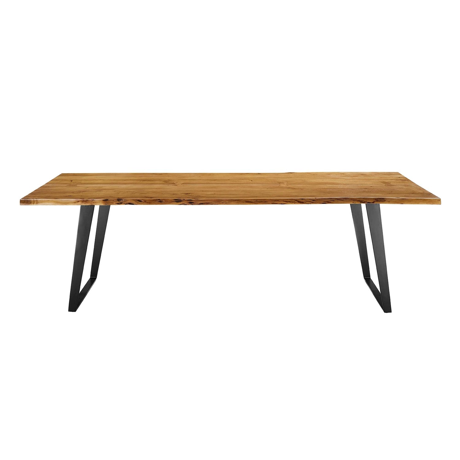 Viggo 96" Live Edge Acacia Wood Acacia Wood Dining Table by Modway