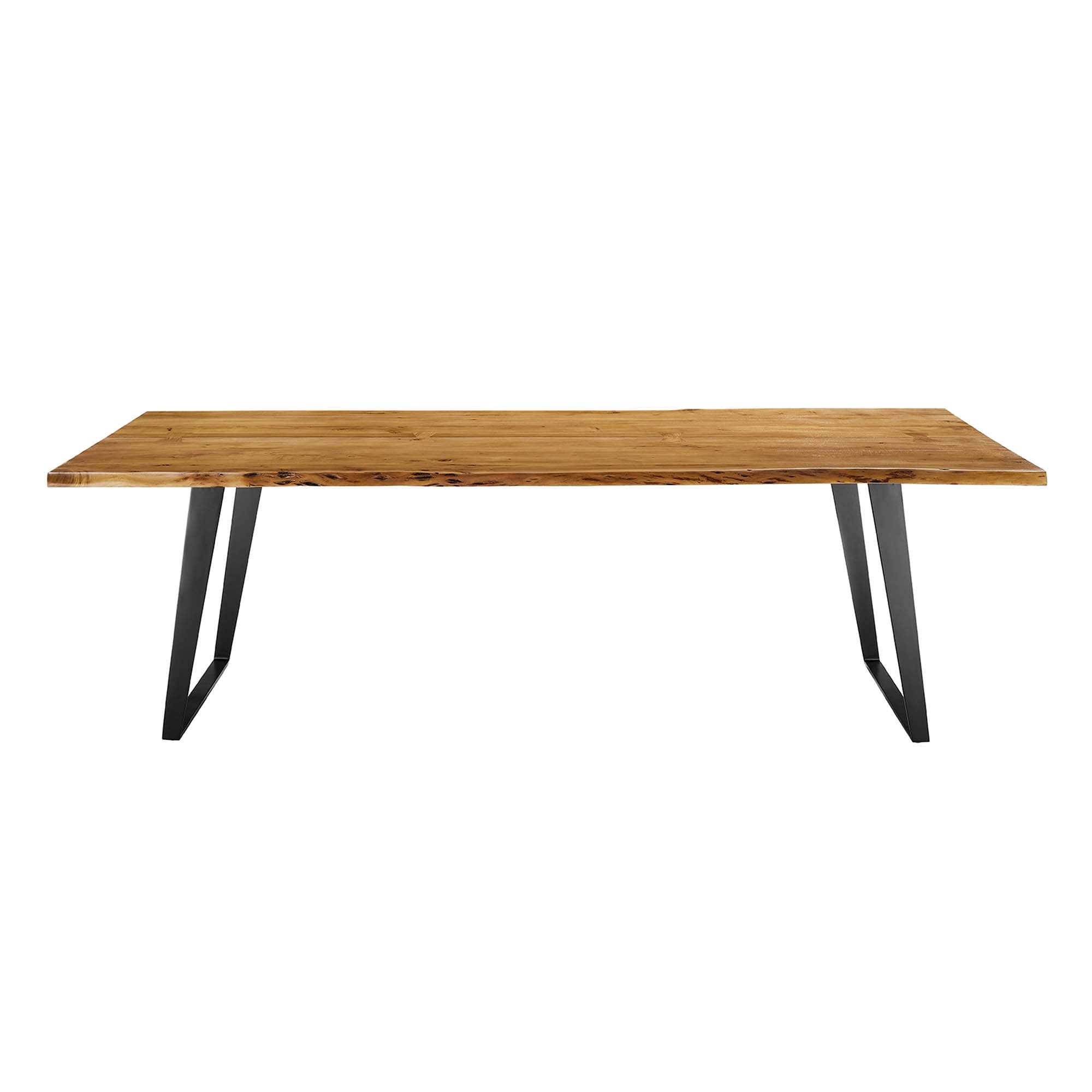 Viggo 96" Live Edge Acacia Wood Acacia Wood Dining Table by Modway