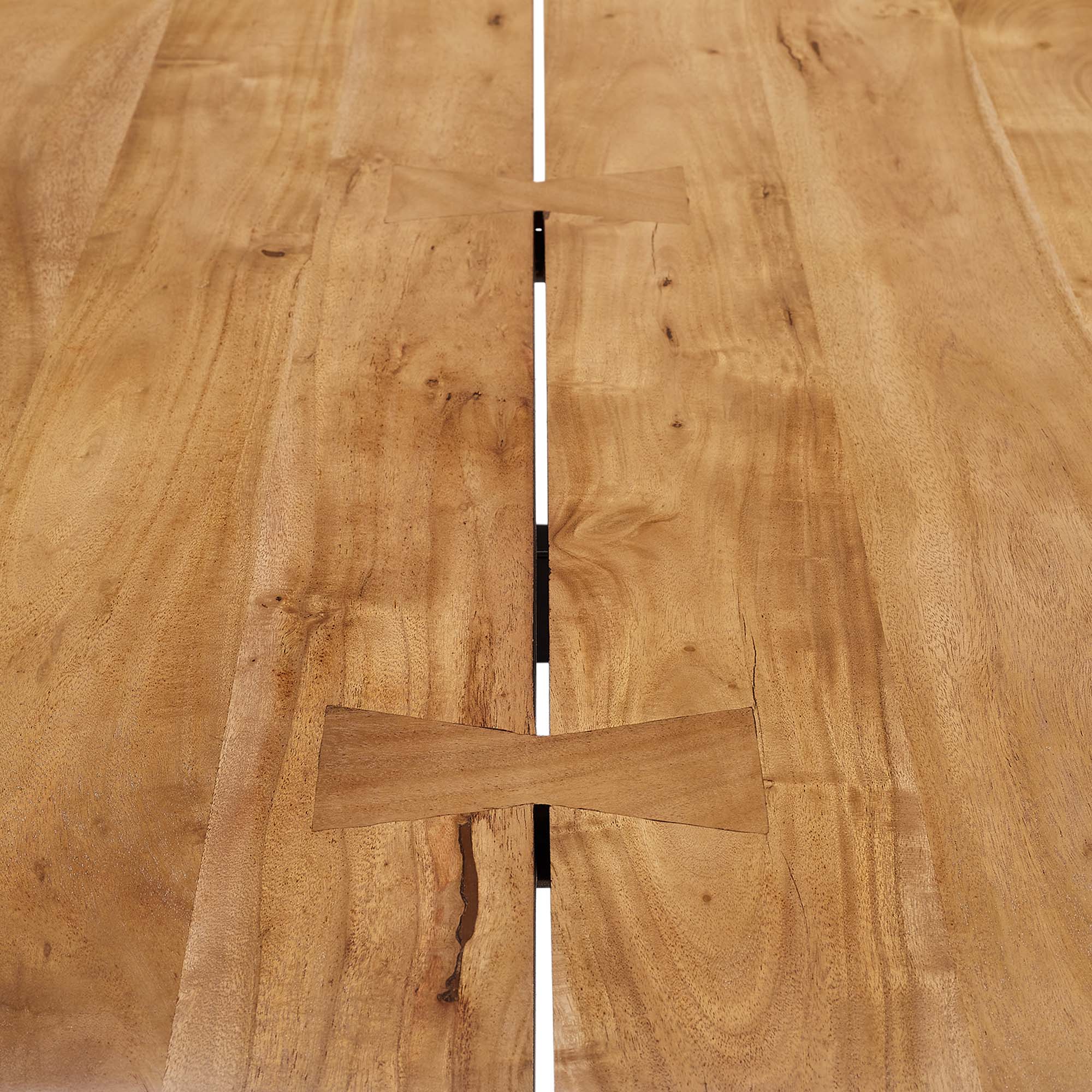 Viggo 96" Live Edge Acacia Wood Acacia Wood Dining Table by Modway