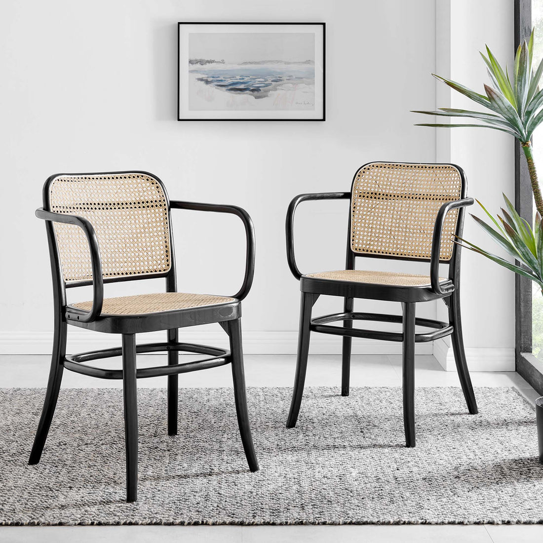 Winona Wood Dining Chair Set of 2 by Modway