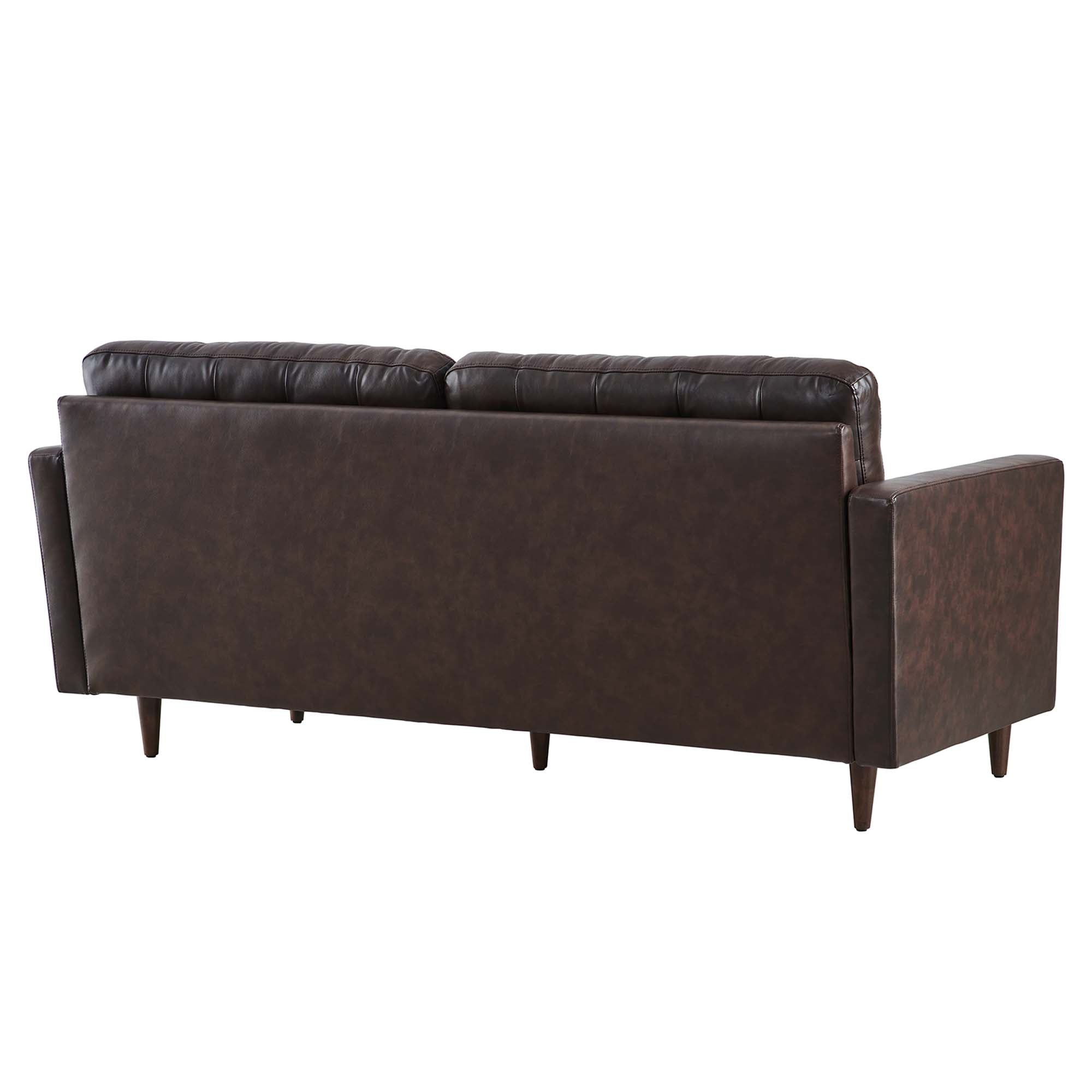 Exalt Tufted Leather Sofa by Modway