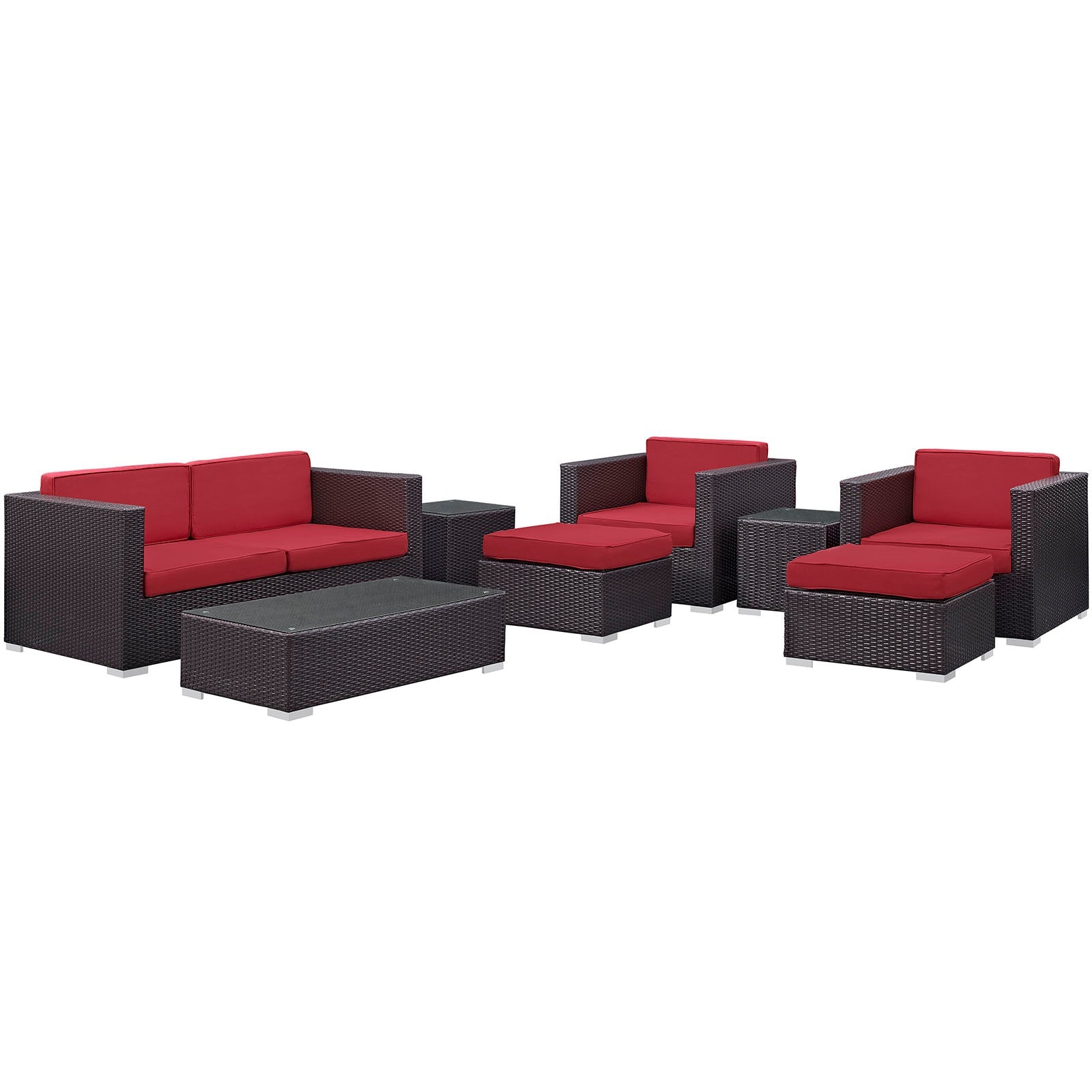 Venice 8 Piece Outdoor Patio Sofa Set by Modway