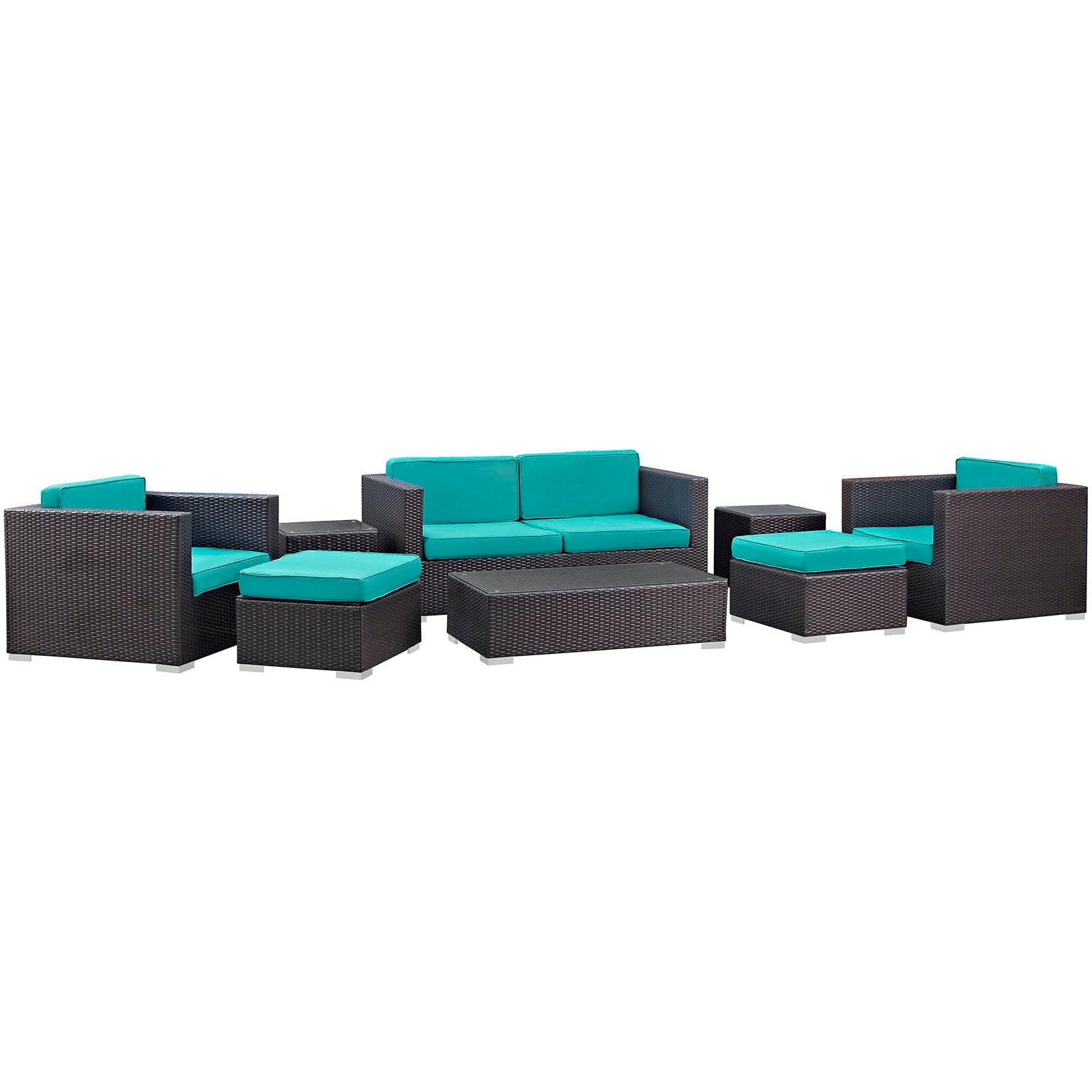 Venice 8 Piece Outdoor Patio Sofa Set by Modway