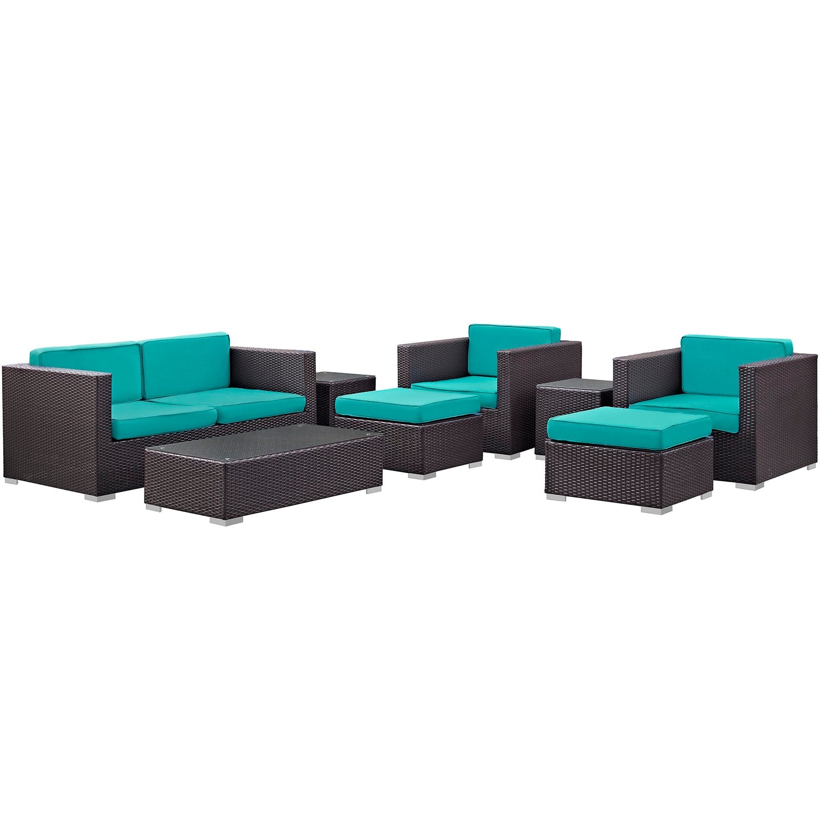 Venice 8 Piece Outdoor Patio Sofa Set by Modway