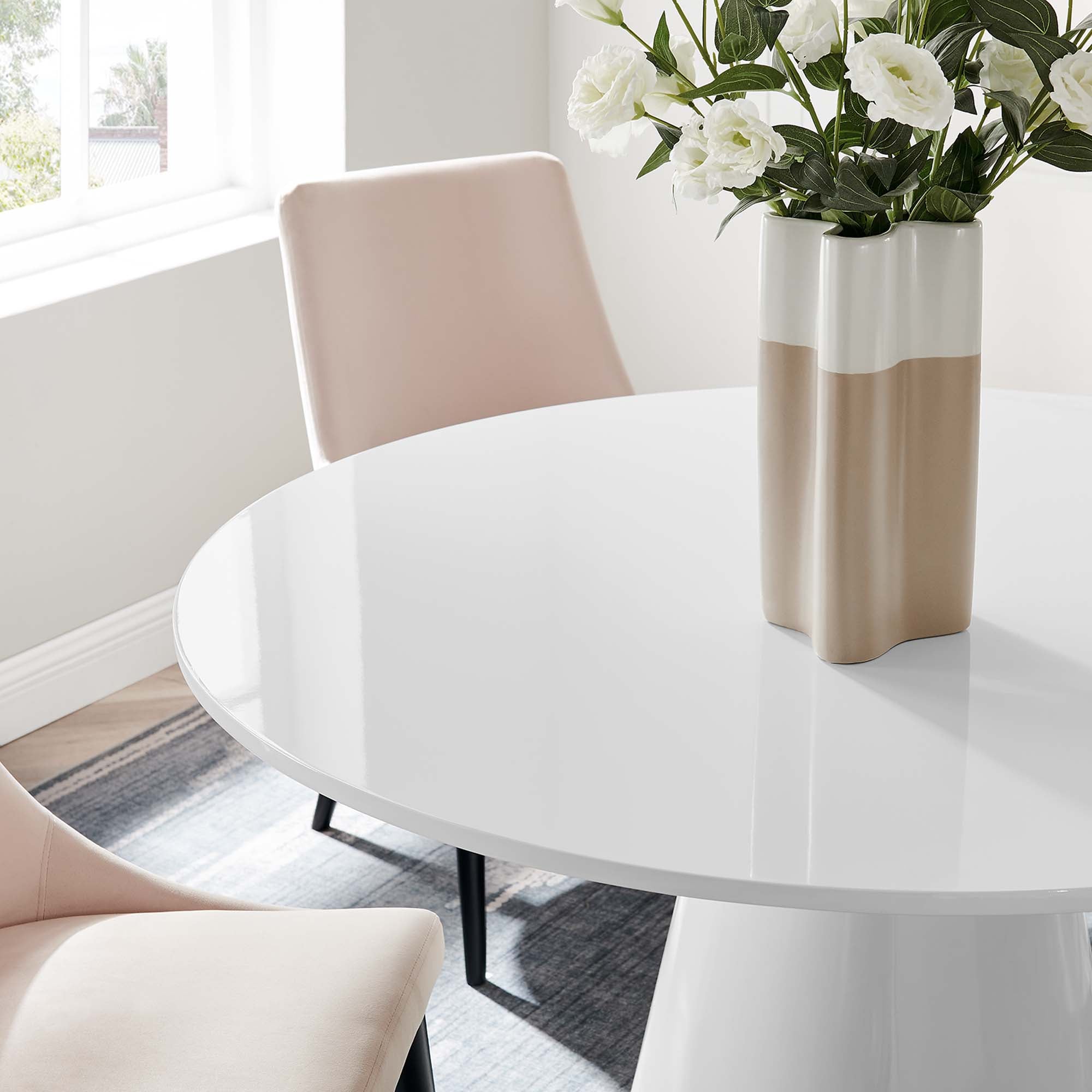 Provision 47" Round Dining Table by Modway