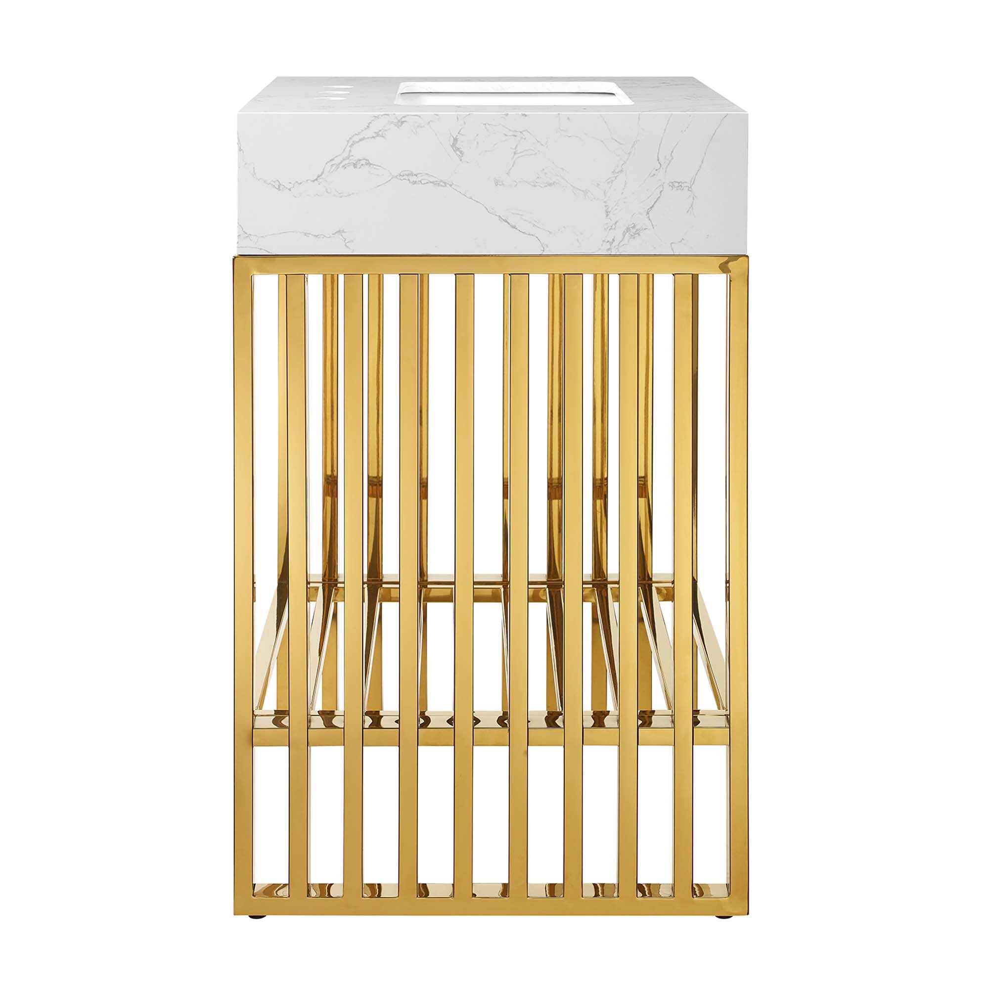 Gridiron Bathroom Vanity Basin Included by Modway
