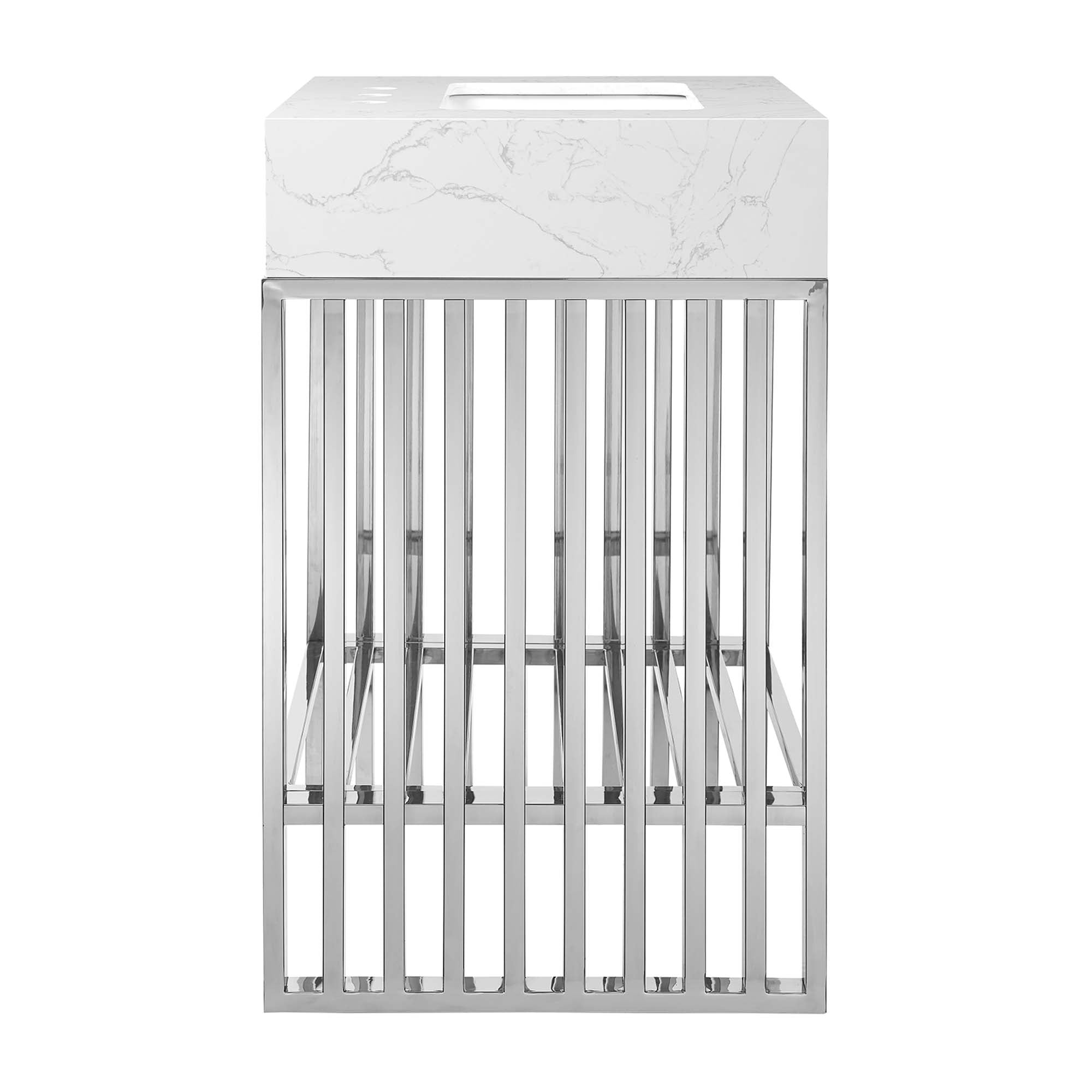 Gridiron Bathroom Vanity Basin Included by Modway