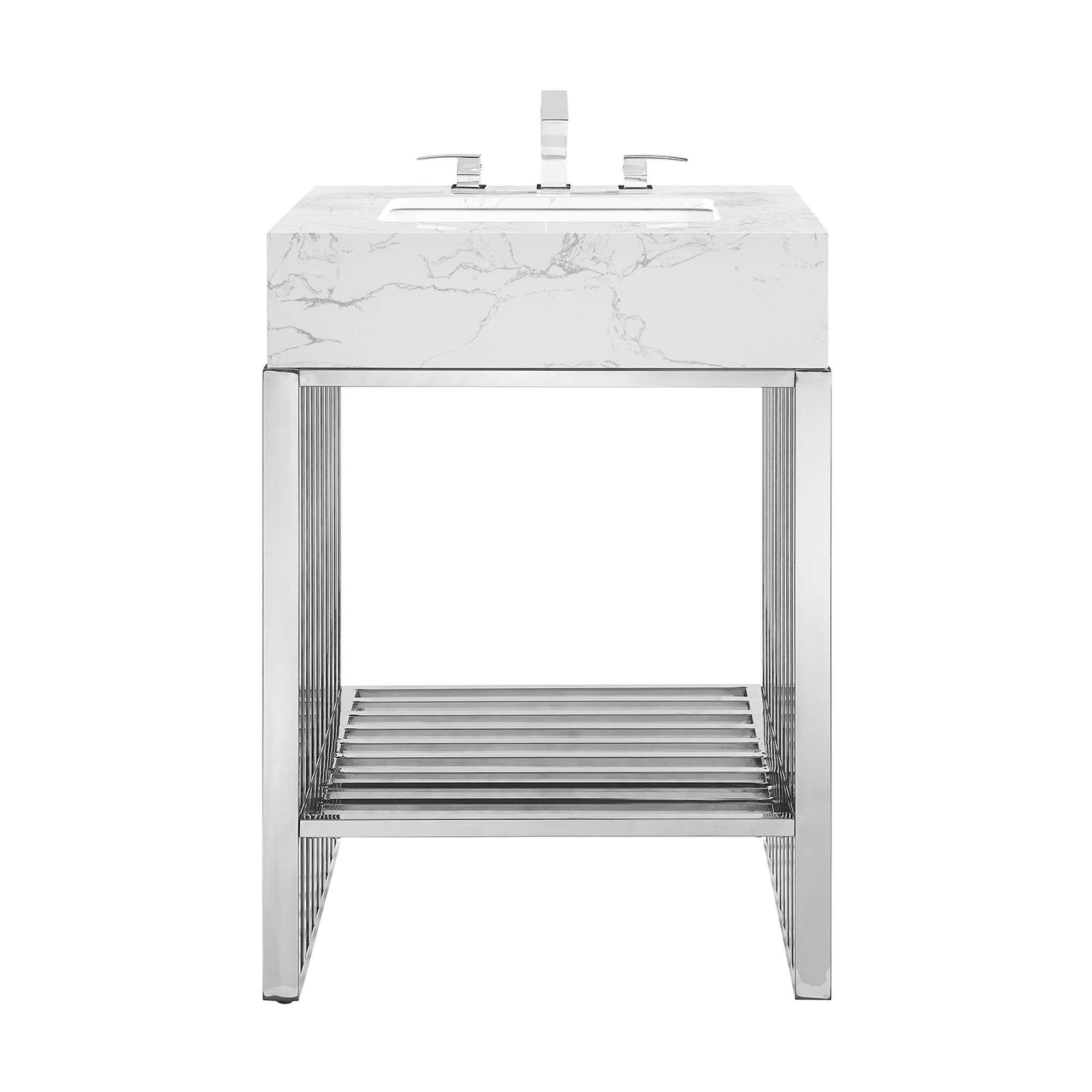 Gridiron Bathroom Vanity Basin Included by Modway