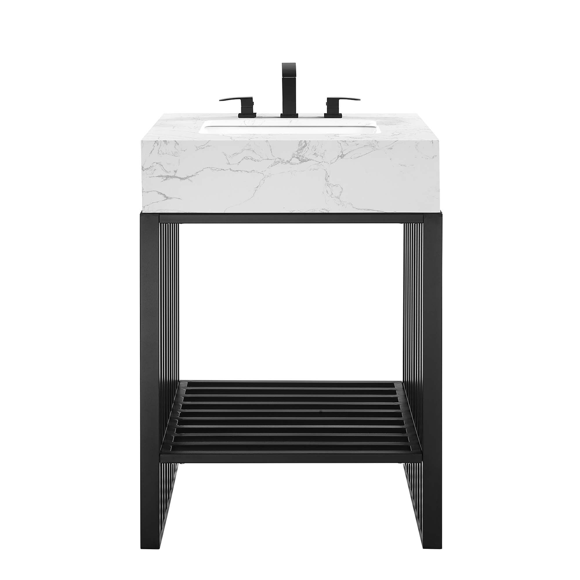 Gridiron Bathroom Vanity Basin Included by Modway