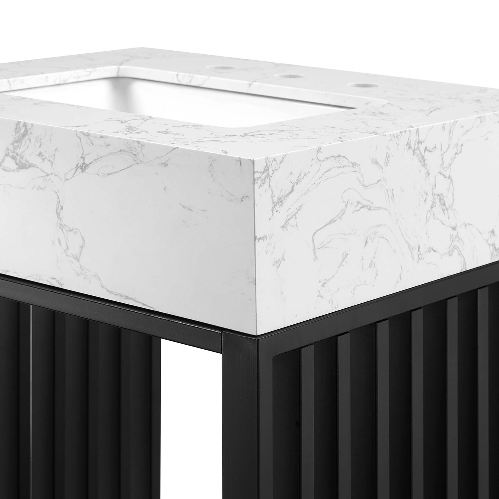 Gridiron Bathroom Vanity Basin Included by Modway