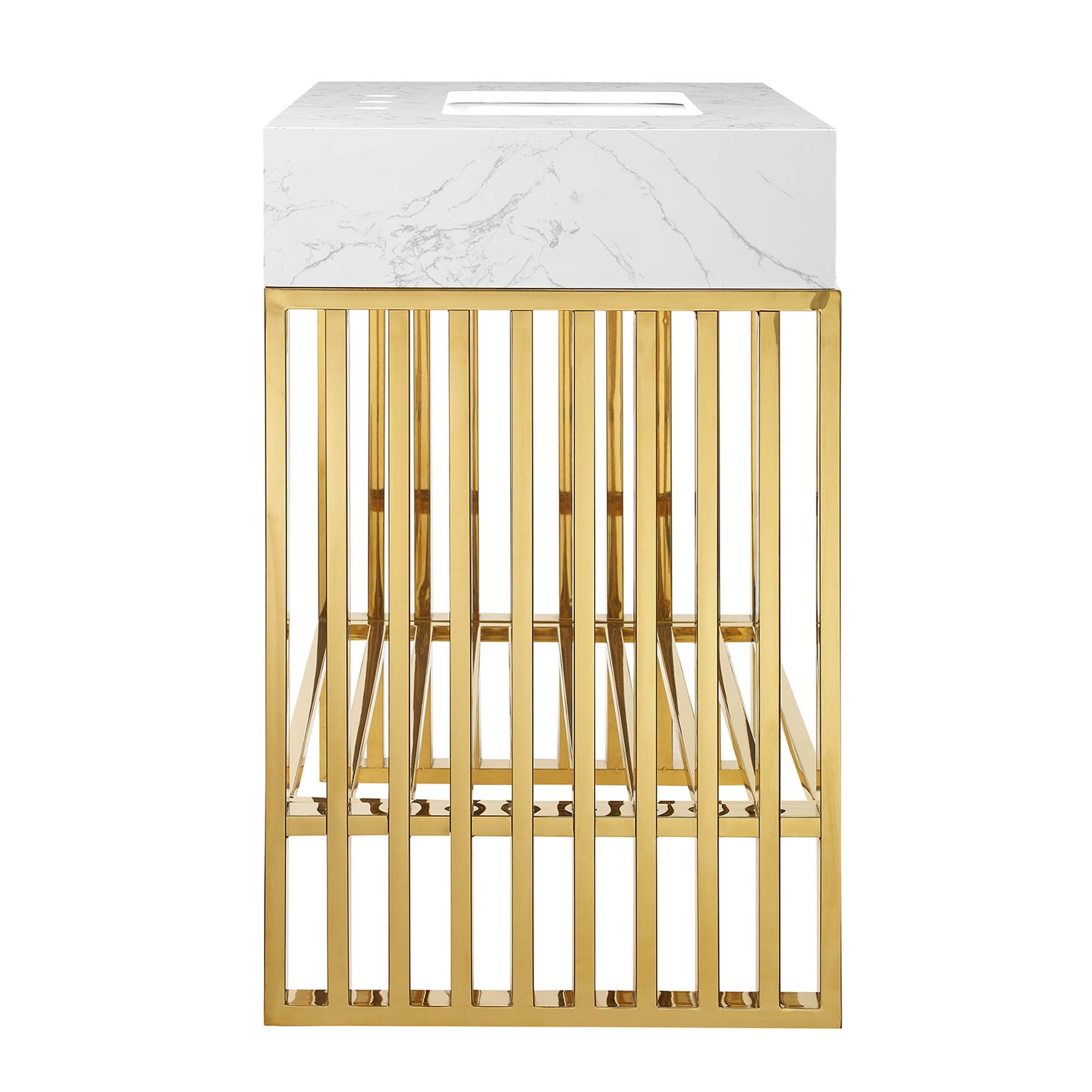 Gridiron Bathroom Vanity Basin Included by Modway