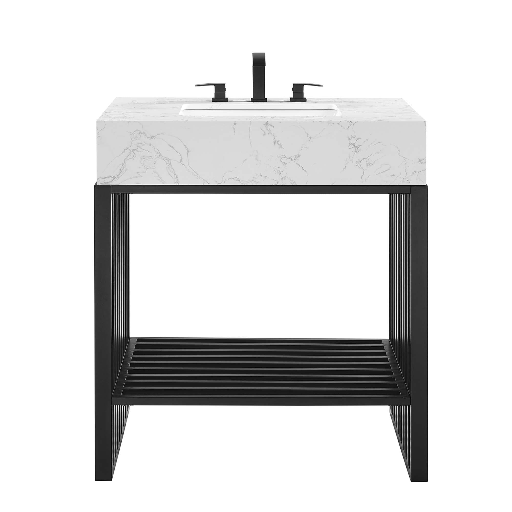 Gridiron Bathroom Vanity Basin Included by Modway