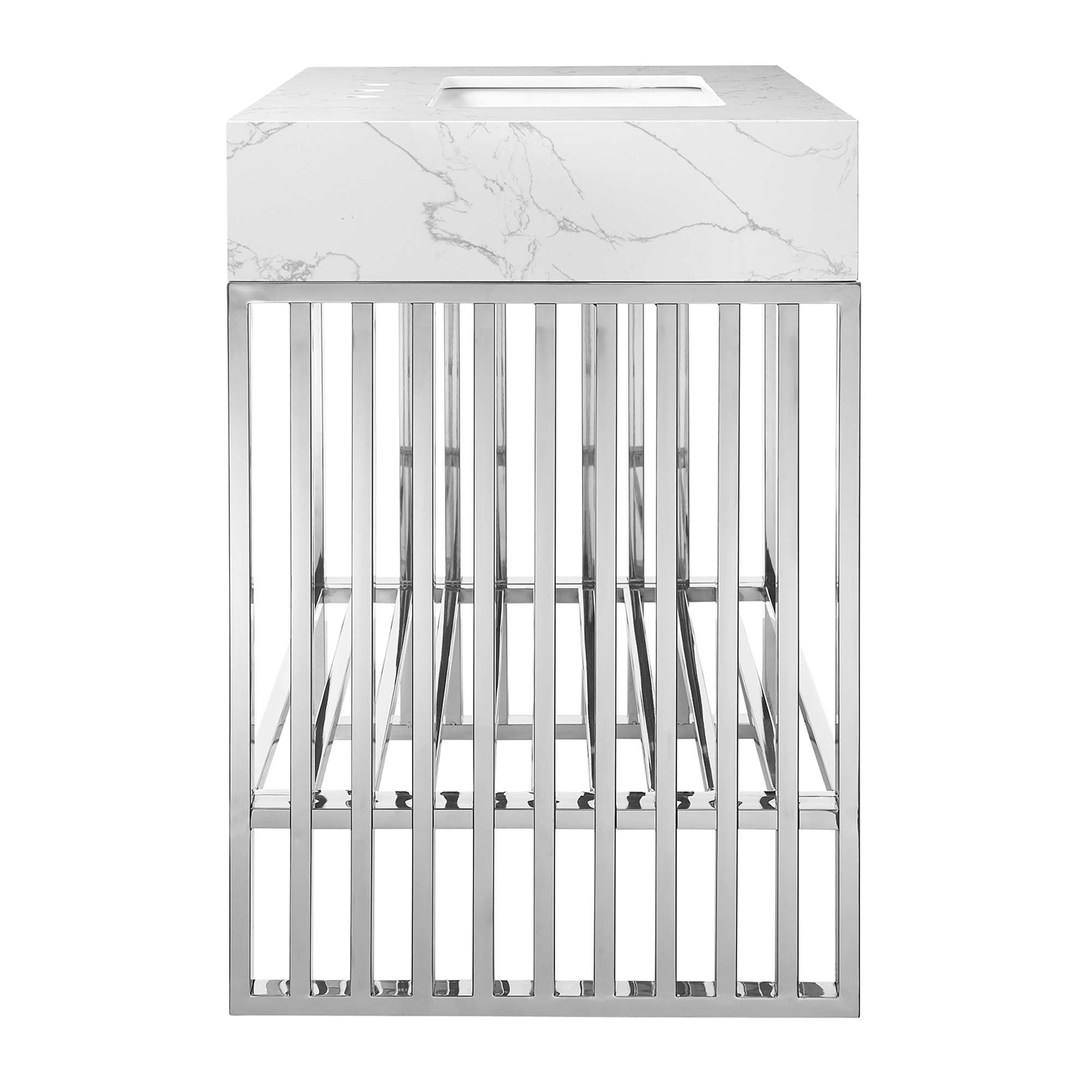 Gridiron Bathroom Vanity Basin Included by Modway