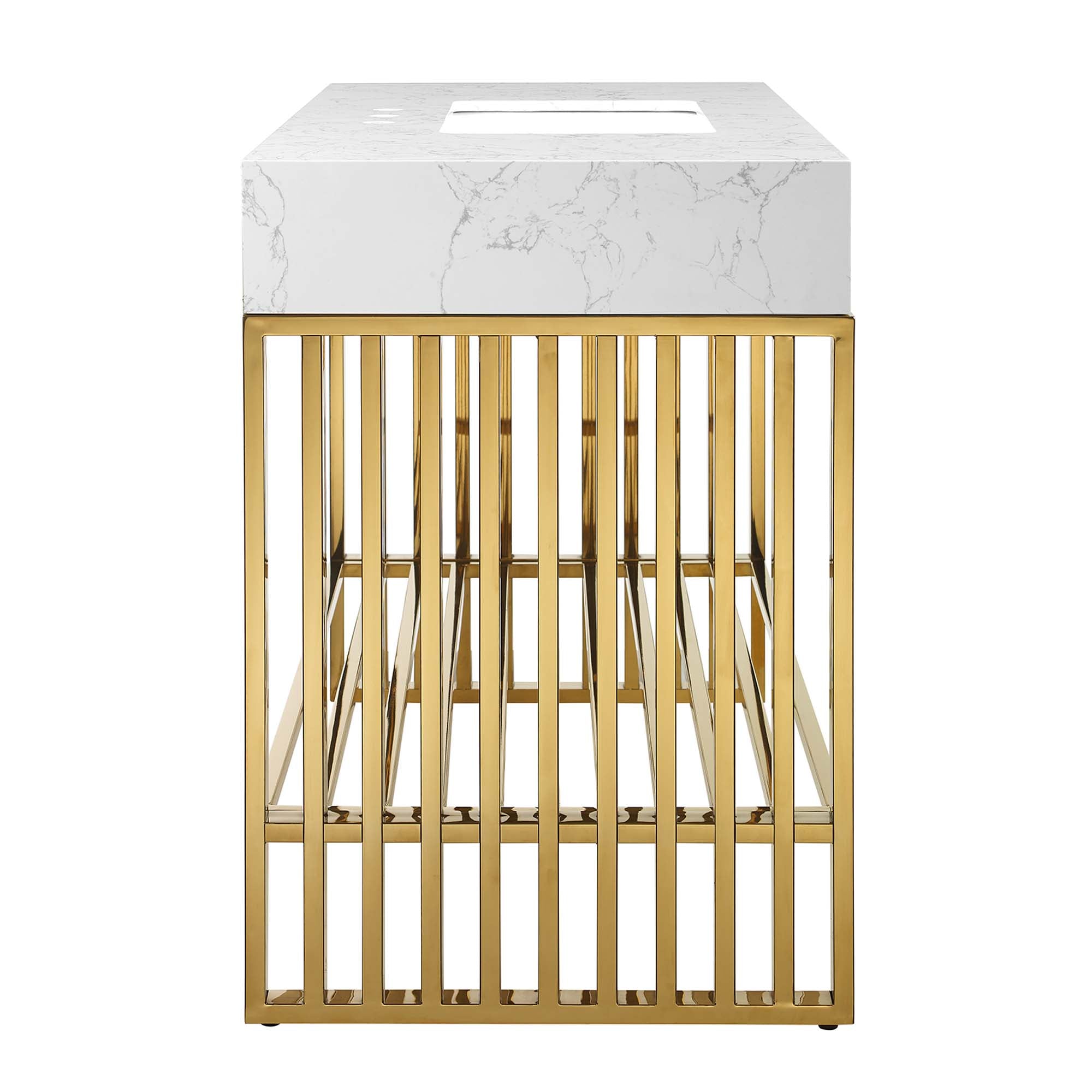 Gridiron Bathroom Vanity Basin Included by Modway
